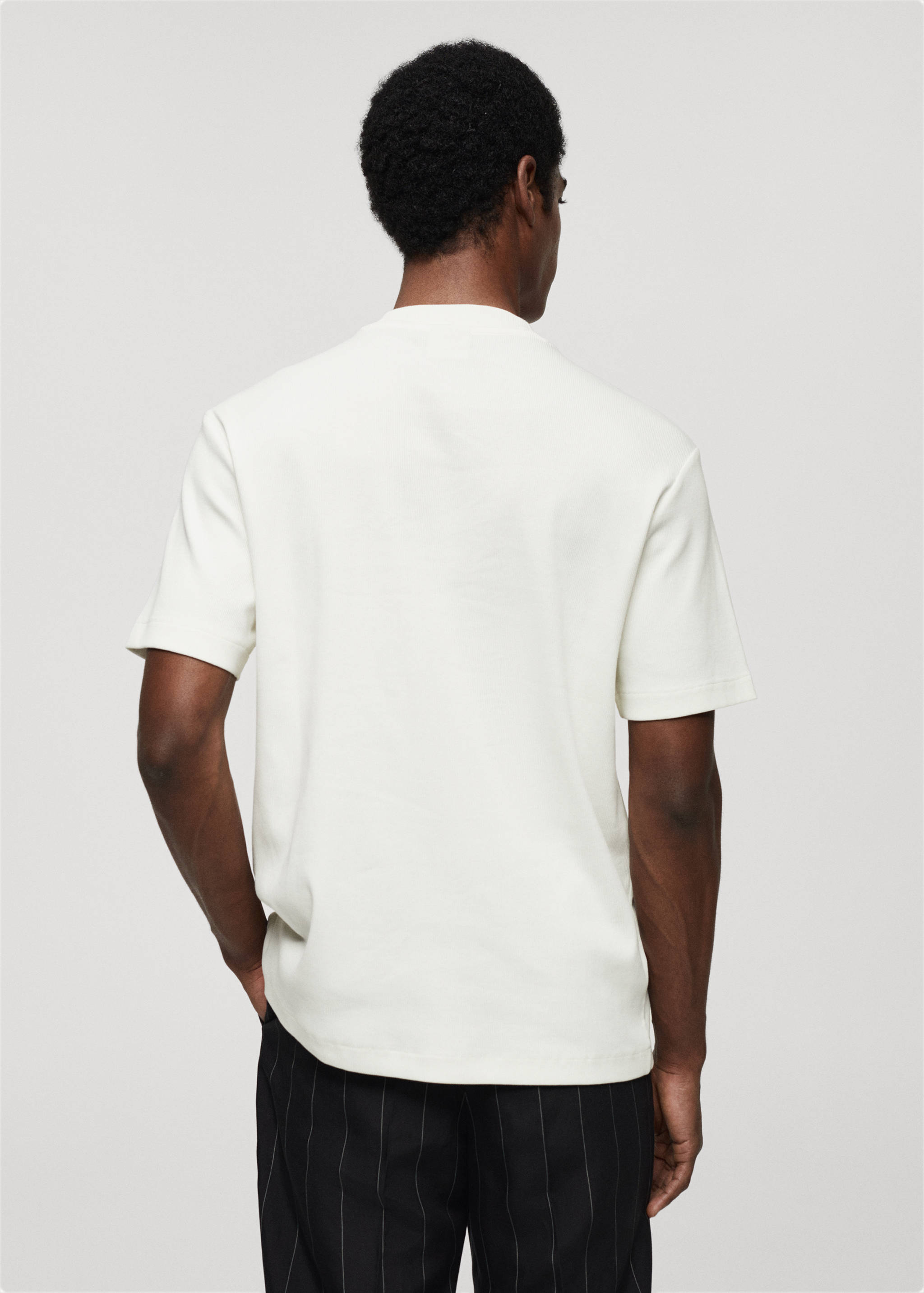 Camiseta regular fit algodón - Reverso del artículo