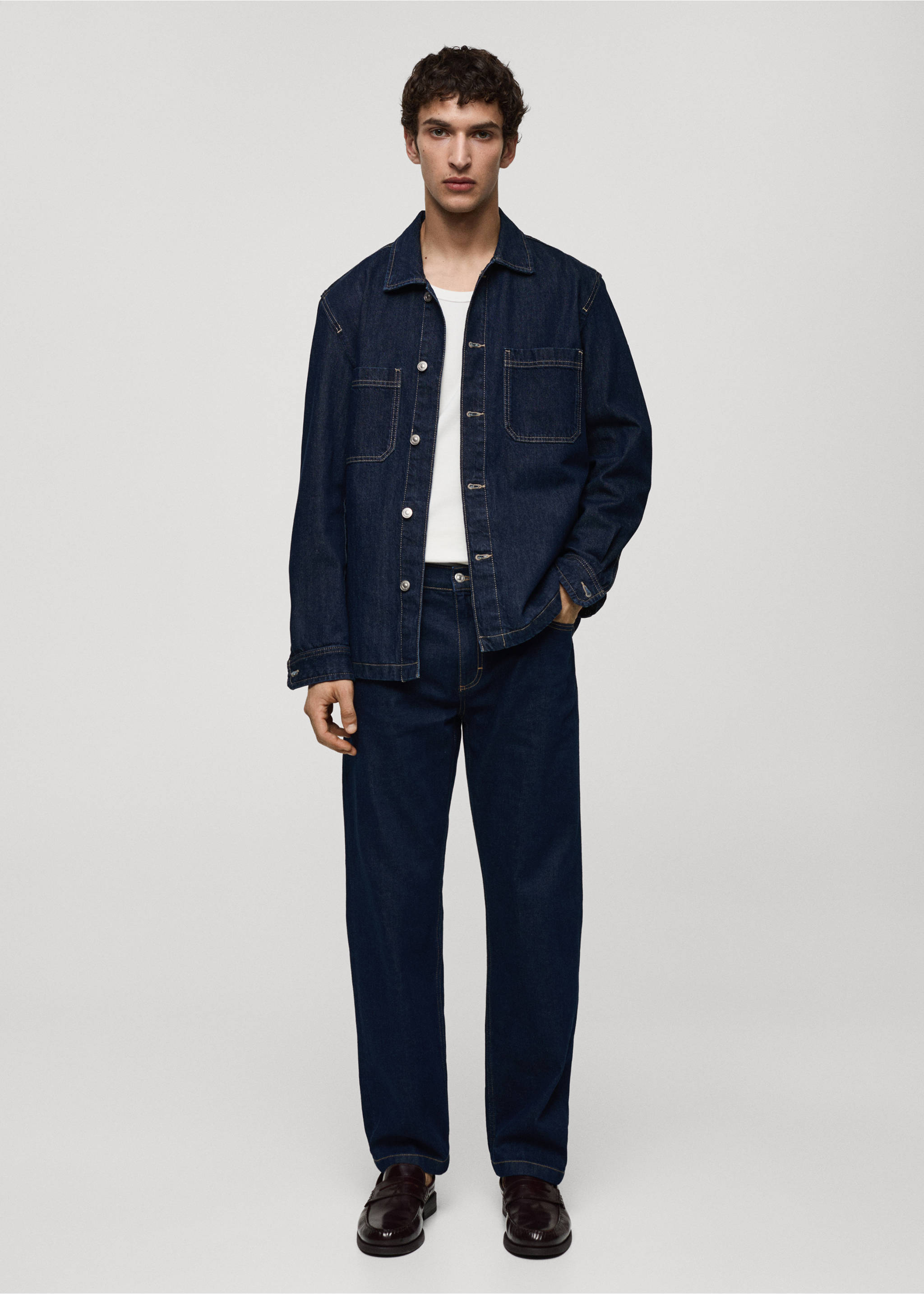 Trägershirt aus Baumwolle - Allgemeine Ansicht, Cremeweiß. Ref: 67017710-00.