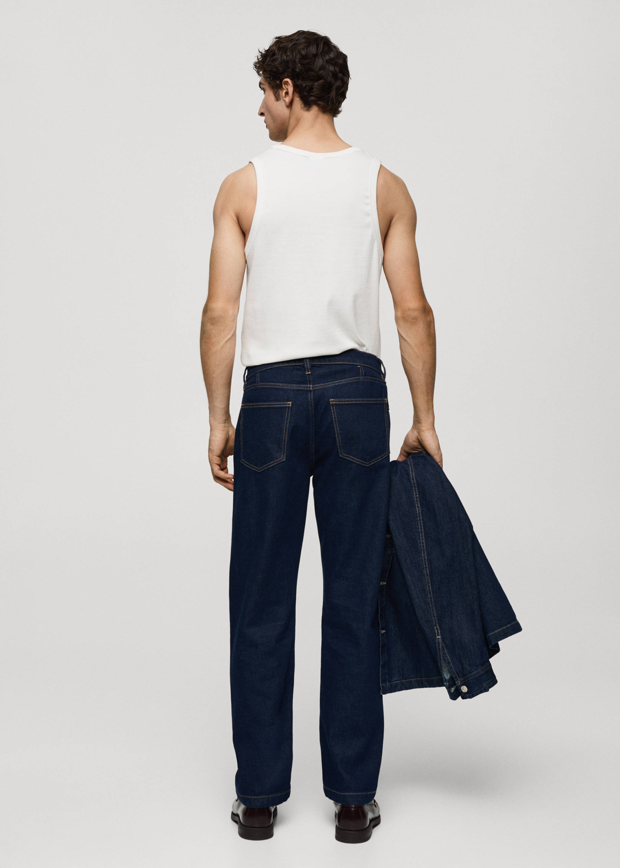 Trägershirt aus Baumwolle - Rückseite des Artikels