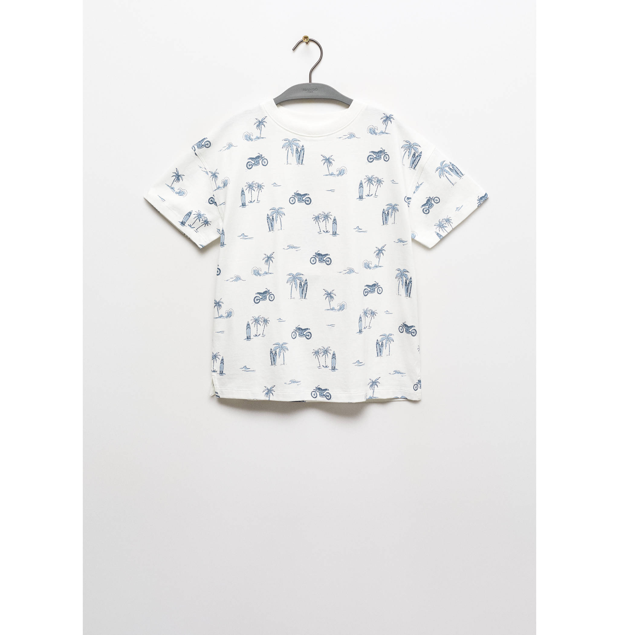 Bedrucktes Baumwoll-T-Shirt - Artikel ohne Model