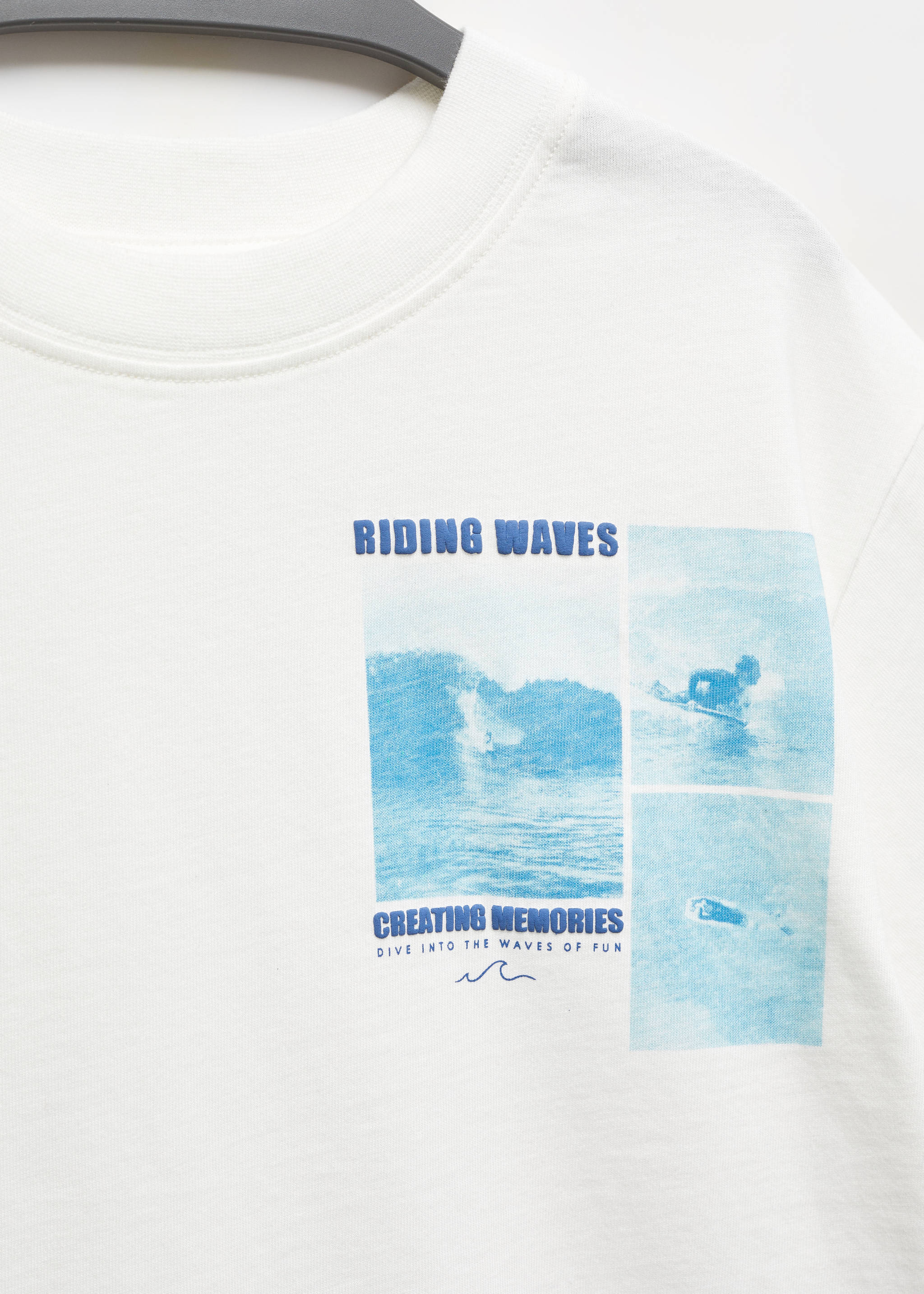 Printed cotton-blend T-shirt - Details of the article 8