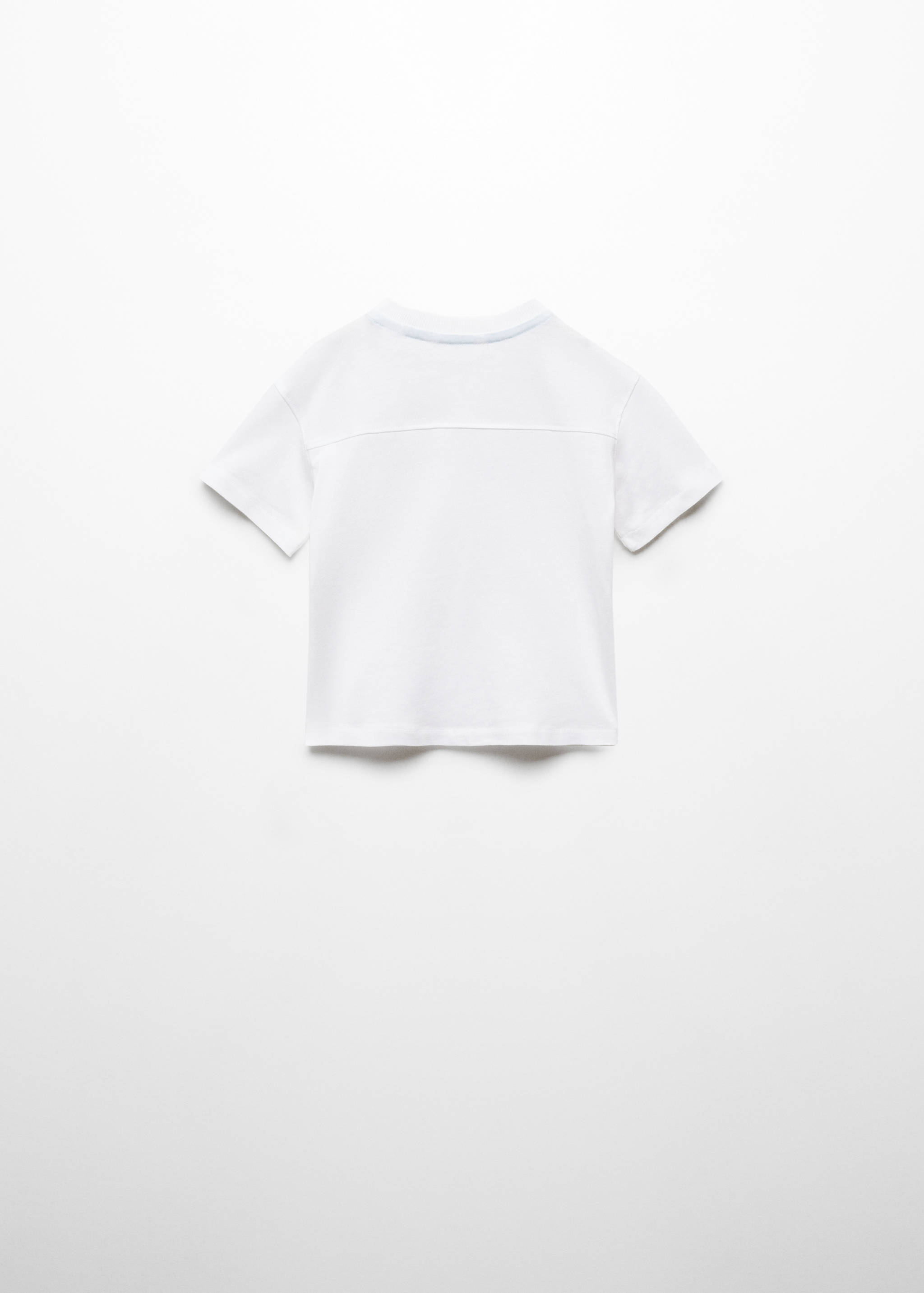 Bedrucktes Baumwoll-T-Shirt - Rückseite des Artikels