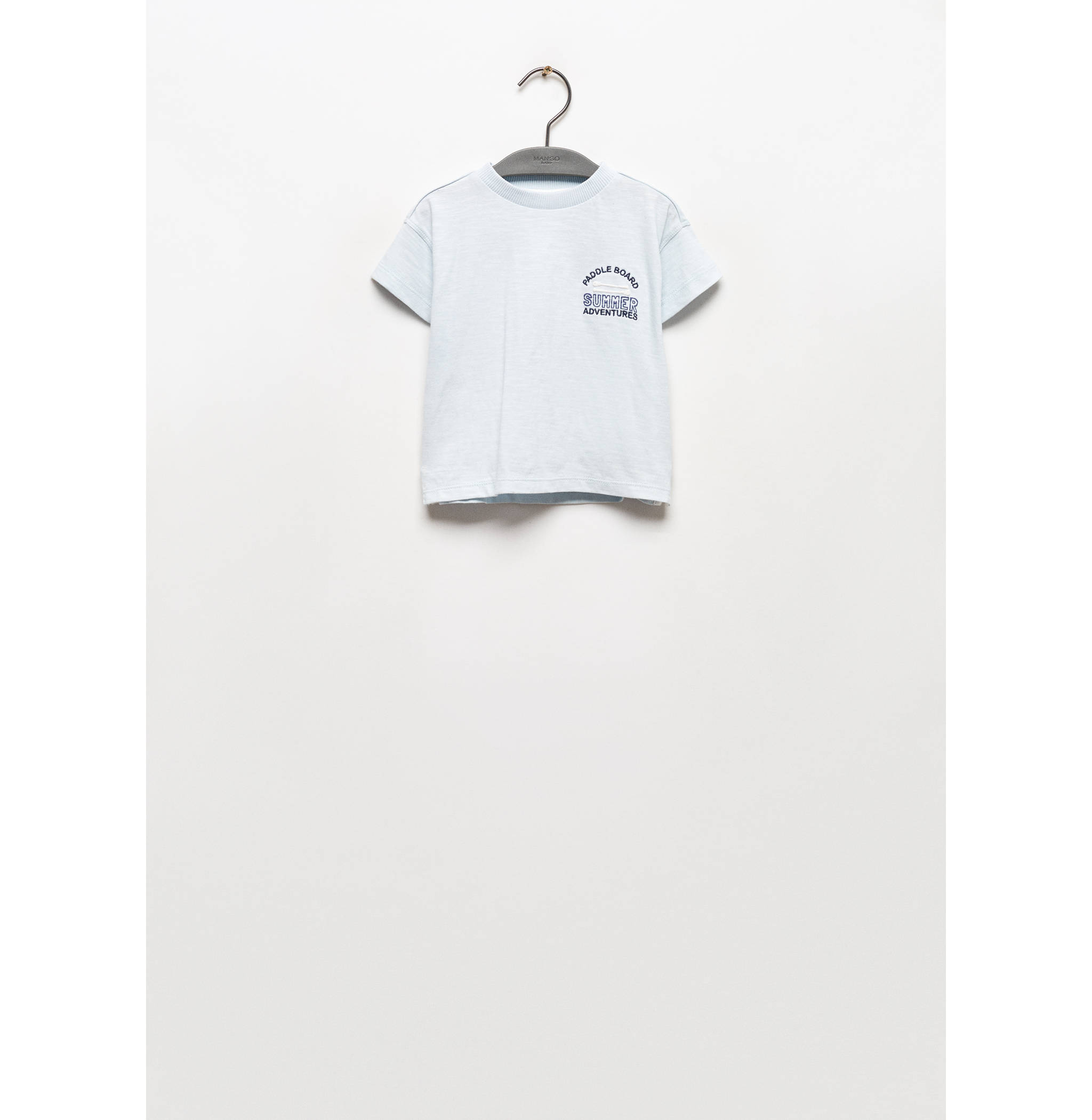 Embroidered message T-shirt - Article without model