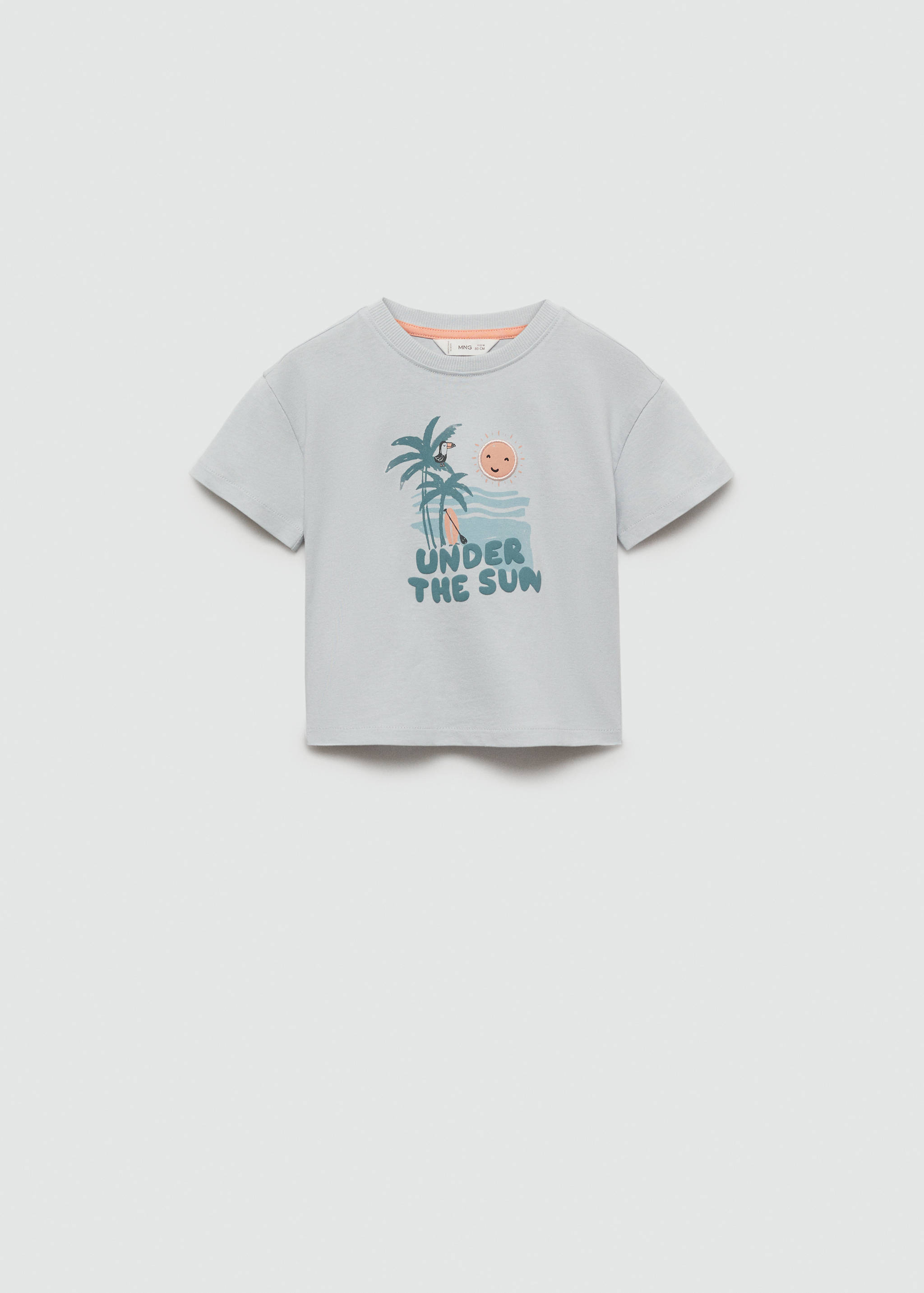 Printed cotton-blend T-shirt - Article without model