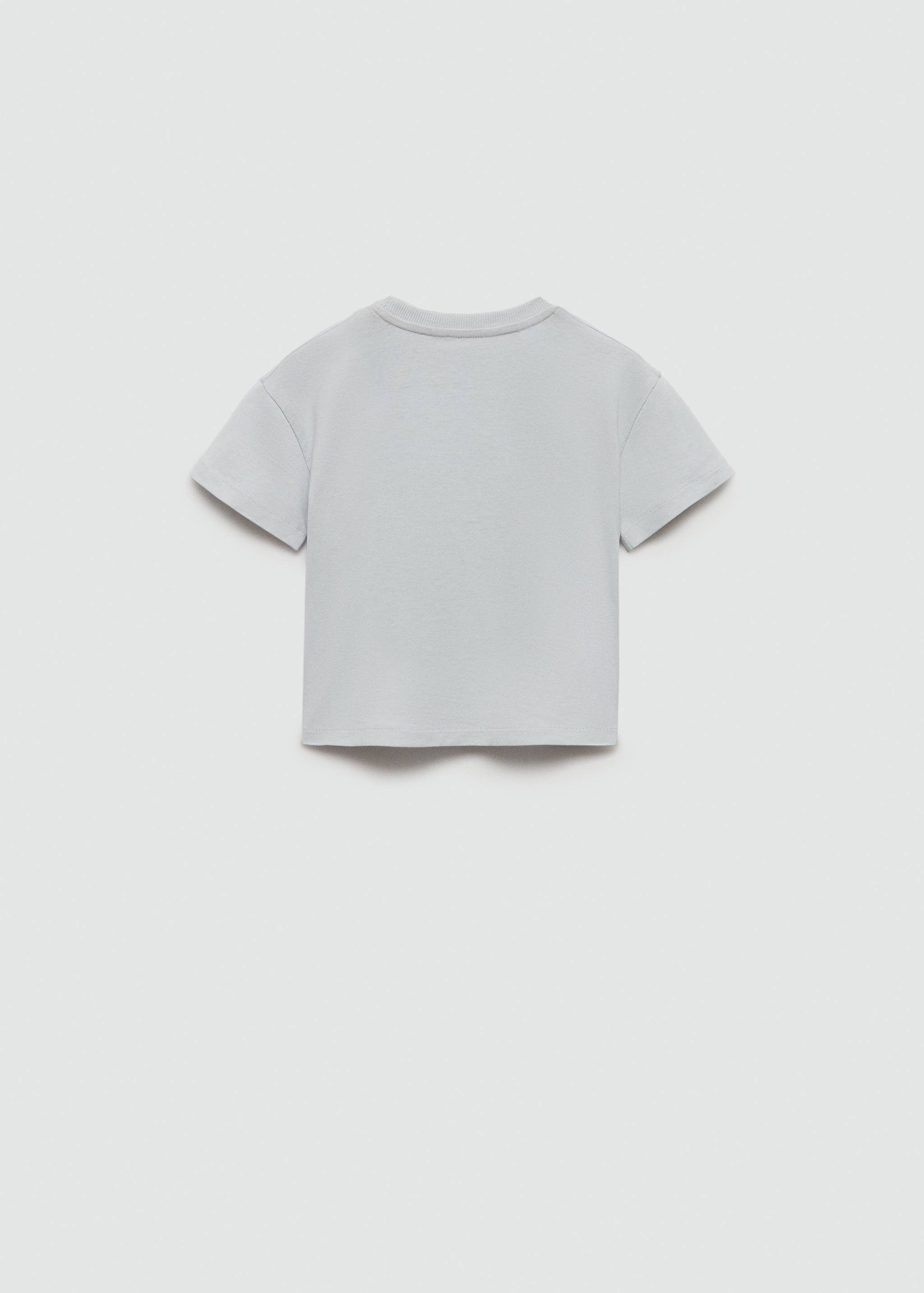 Printed cotton-blend T-shirt - Reverse of the article