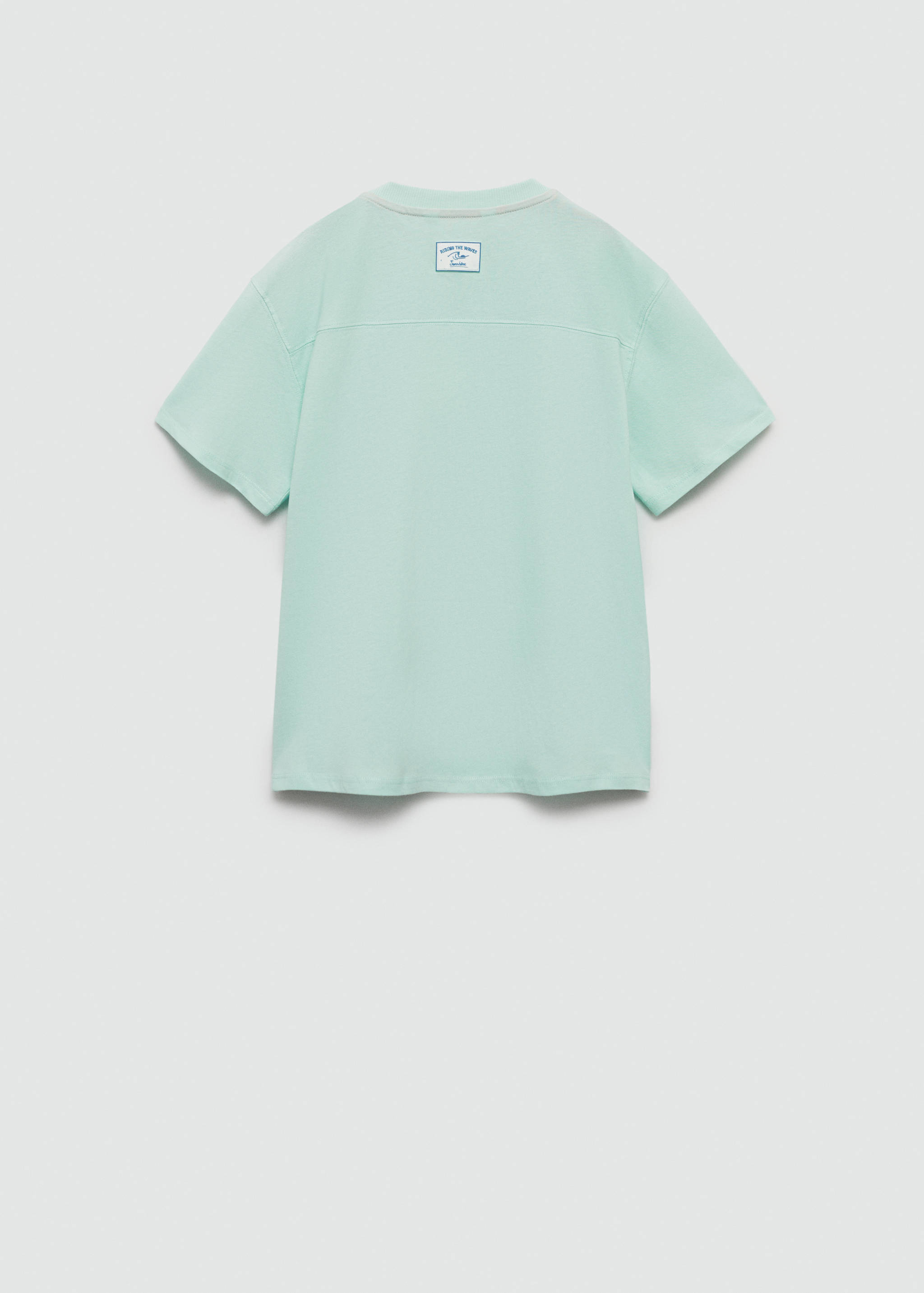 T-Shirt mit Surf-Print - Rückseite des Artikels