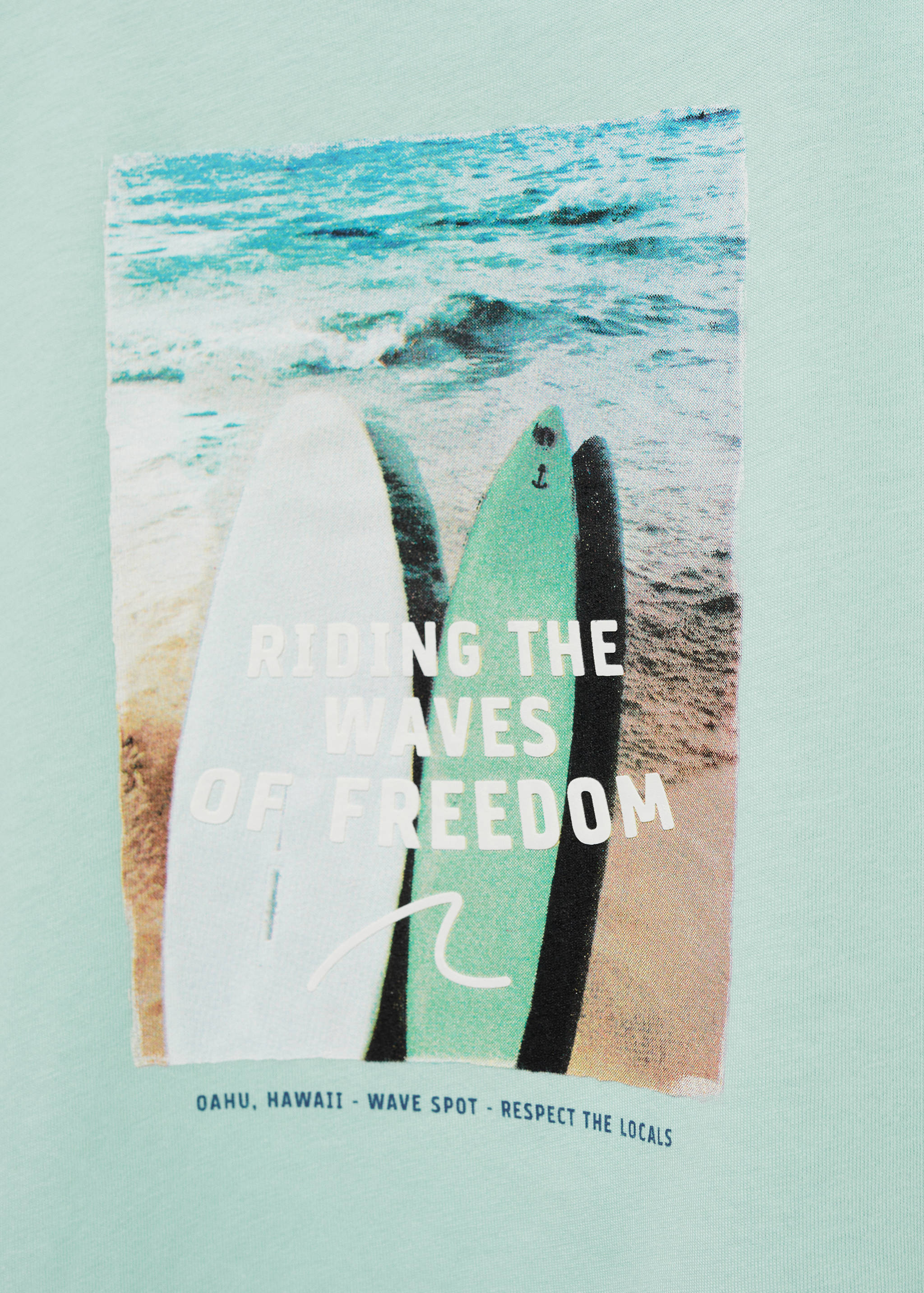 T-Shirt mit Surf-Print - Detail des Artikels 0