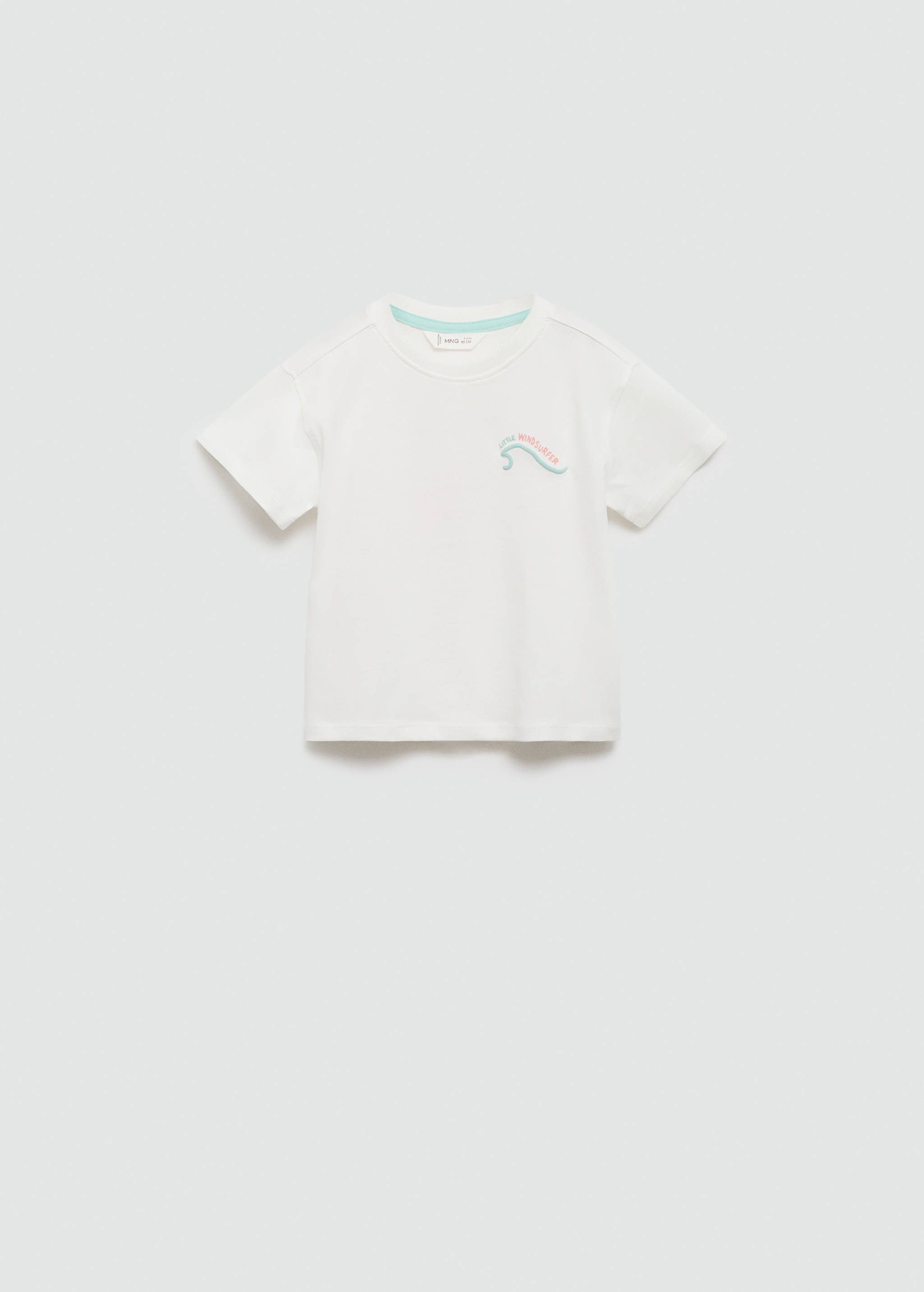 Printed message T-shirt - Article without model