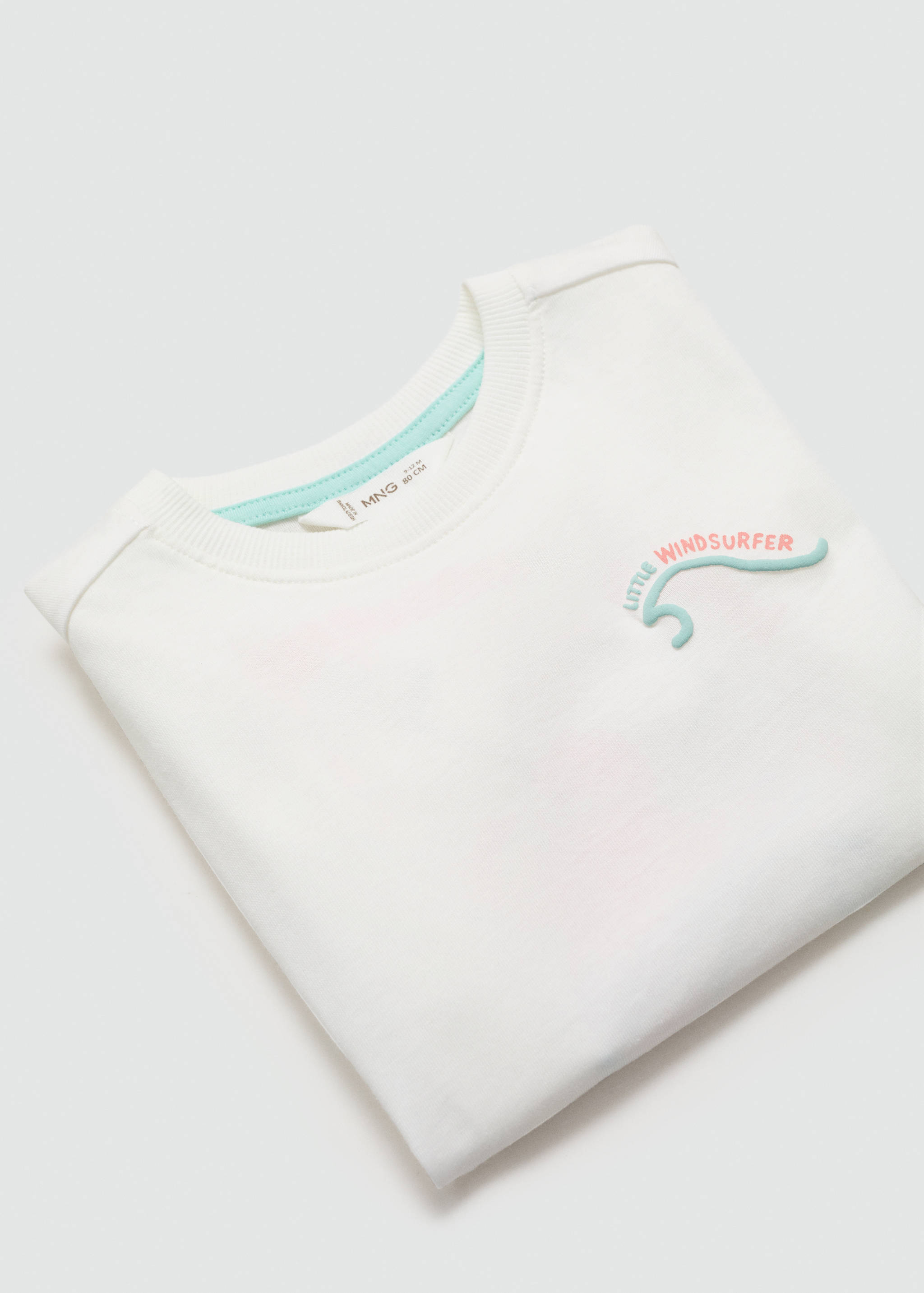 Printed message T-shirt - Details of the article 8