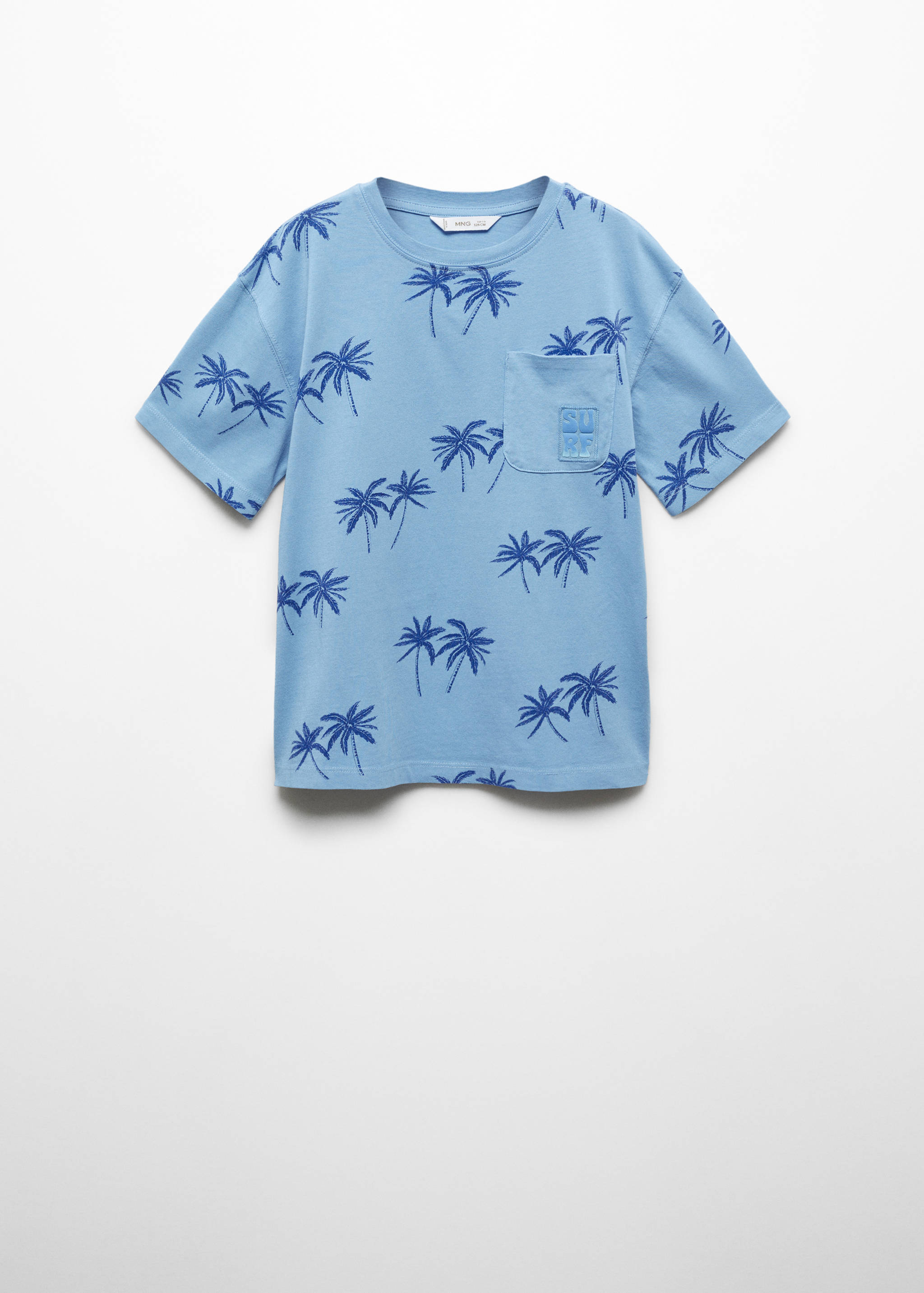 T-Shirt mit Palmenaufdruck - Artikel ohne Model