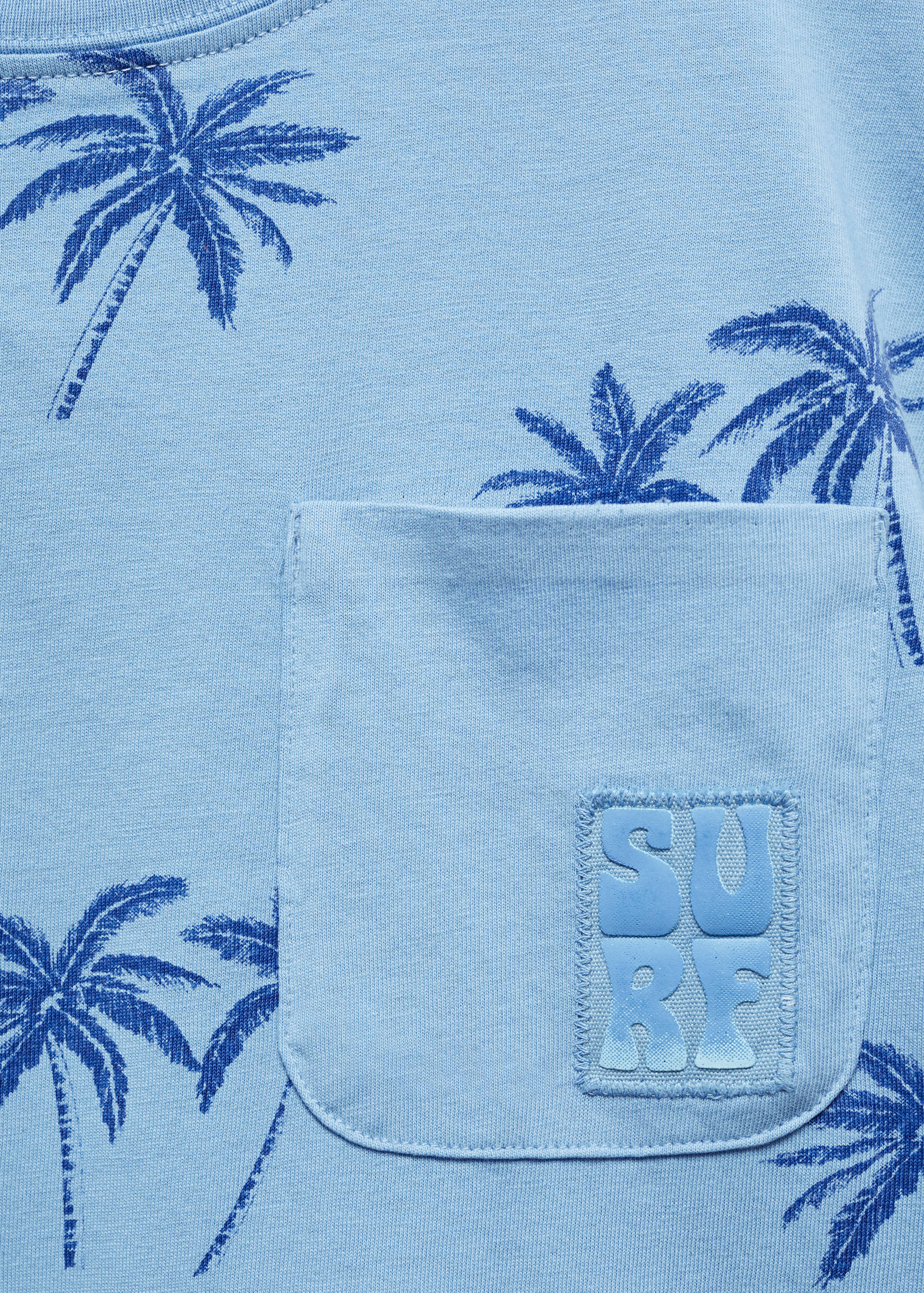 T-Shirt mit Palmenaufdruck - Detail des Artikels 8