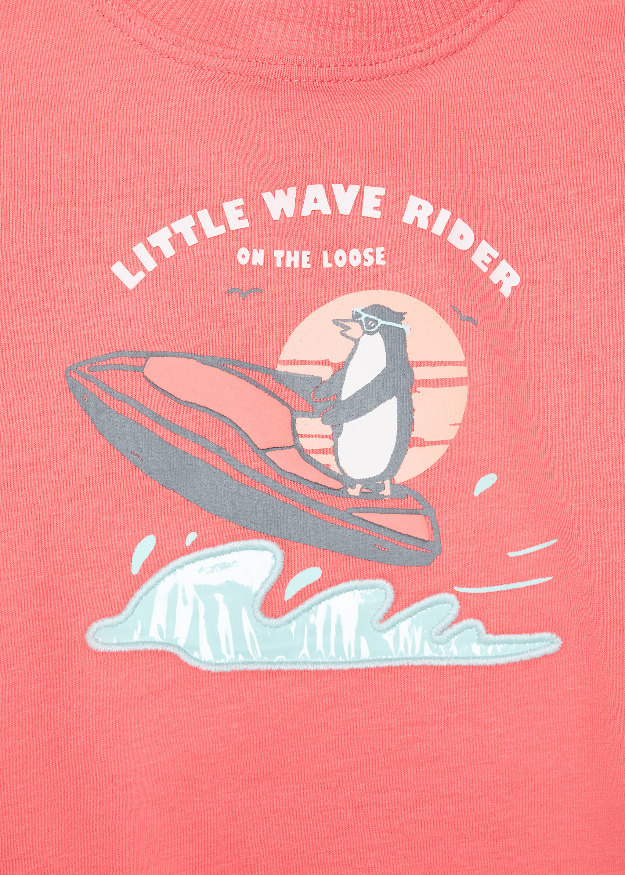 Printed cotton-blend T-shirt - Details of the article 8