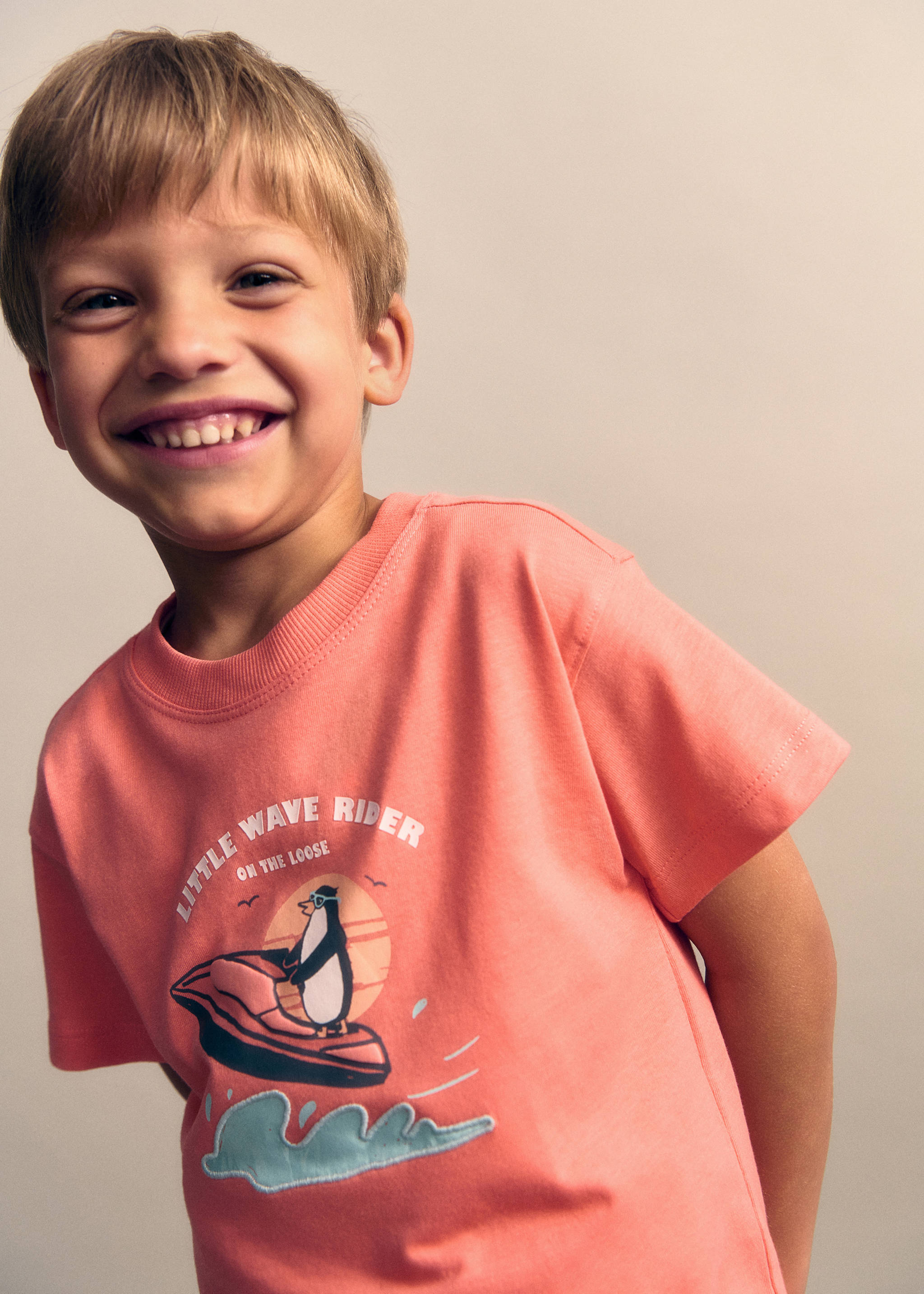 Printed cotton-blend T-shirt - Details of the article 5