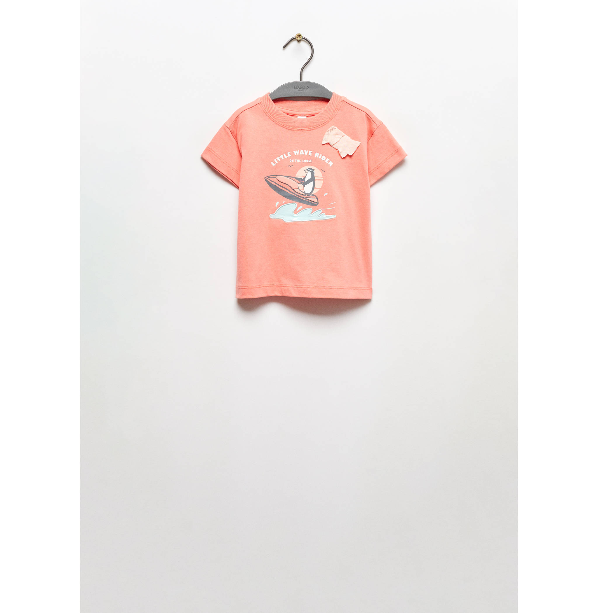 Printed cotton-blend T-shirt - Article without model