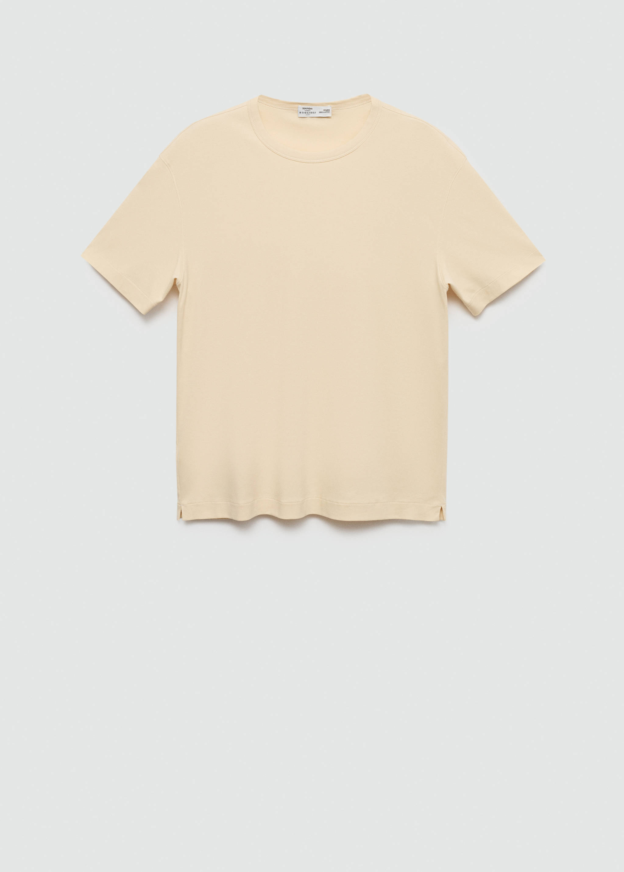 Slim-fit T-shirt 100% katoen - Artikel zonder model