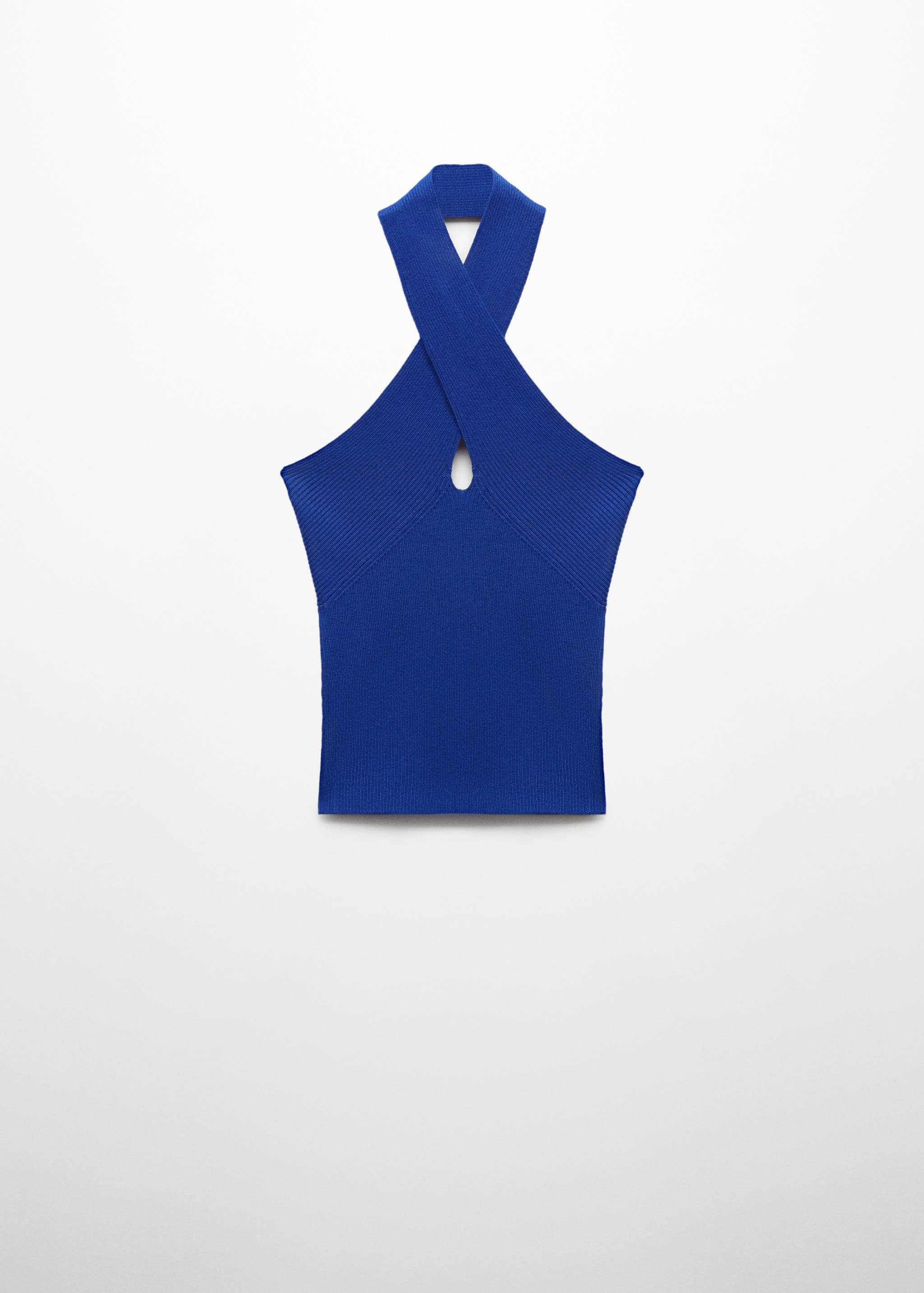 Halter-neck knitted top - Article without model