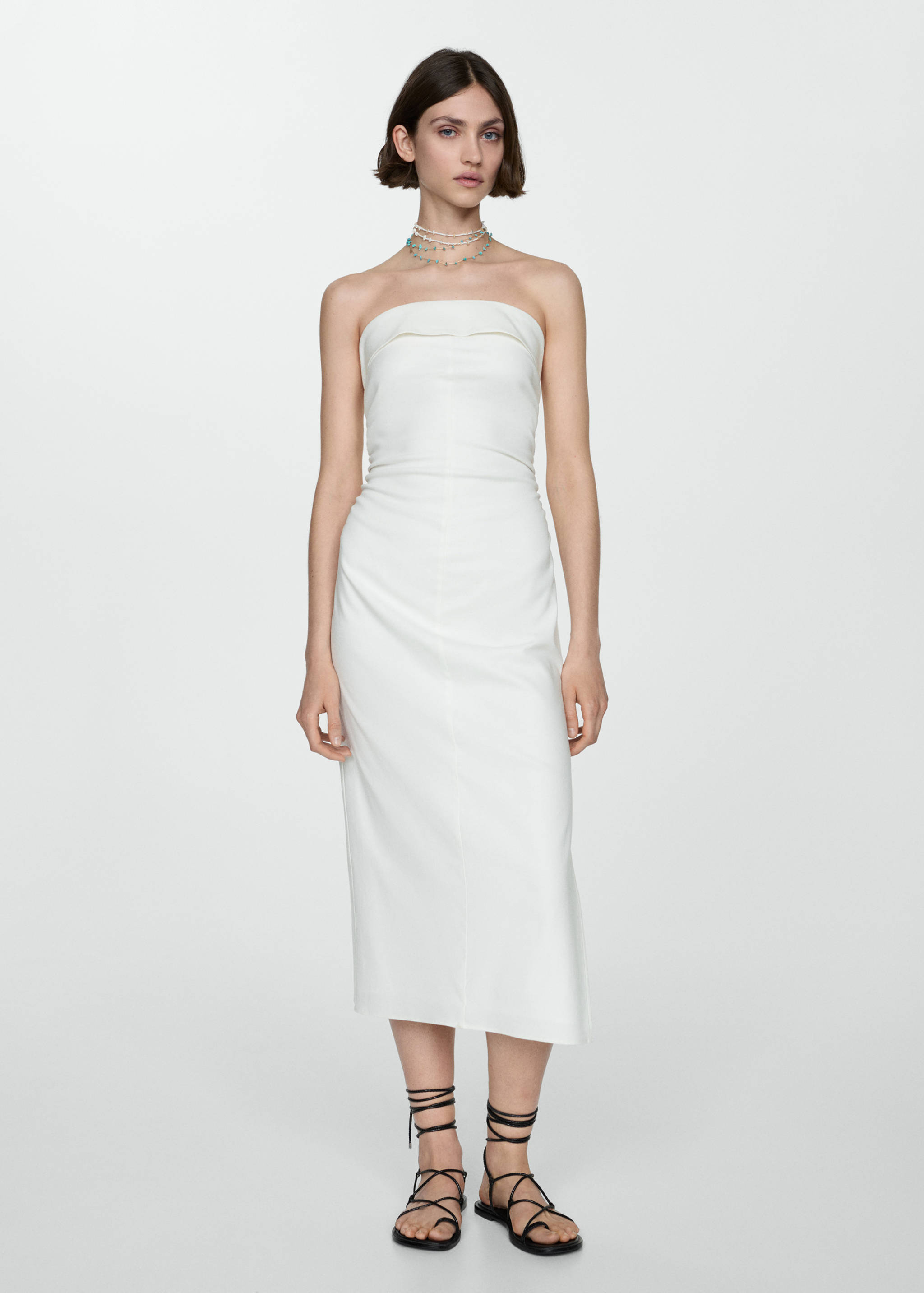 Draped detail dress - General plane