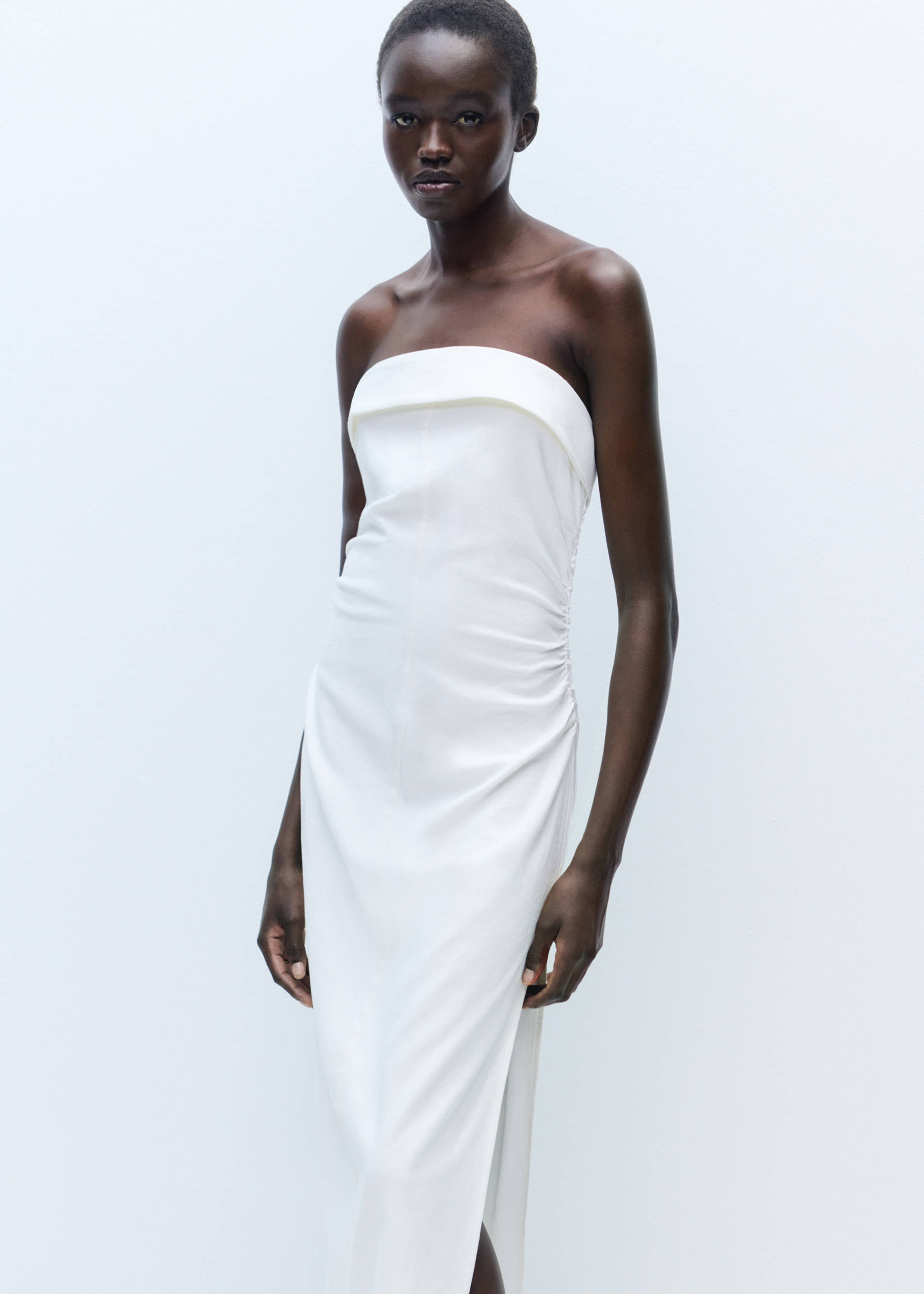 Draped detail dress - Details of the article 7