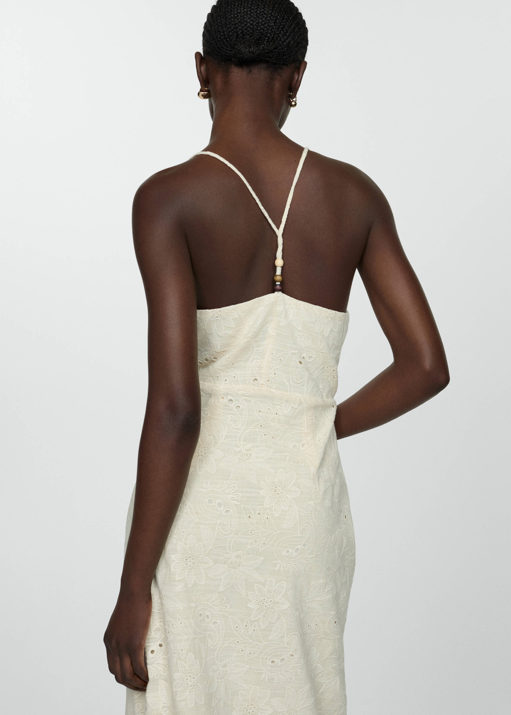 Vestito ricamo spacco laterale - Dettaglio dell'articolo 6