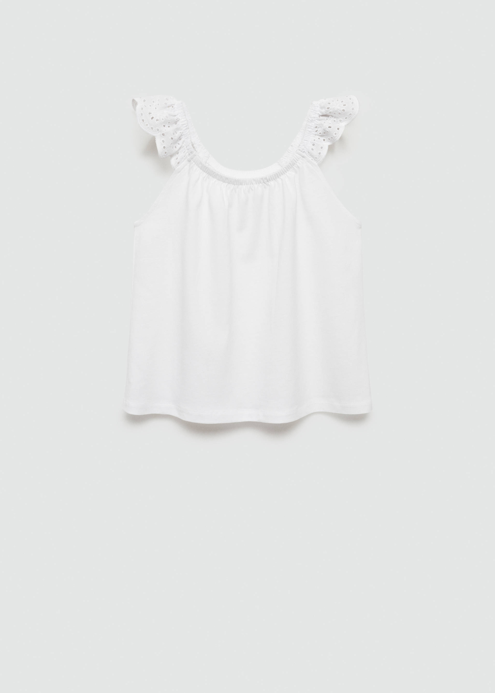 Ruffled strap t-shirt - Article without model