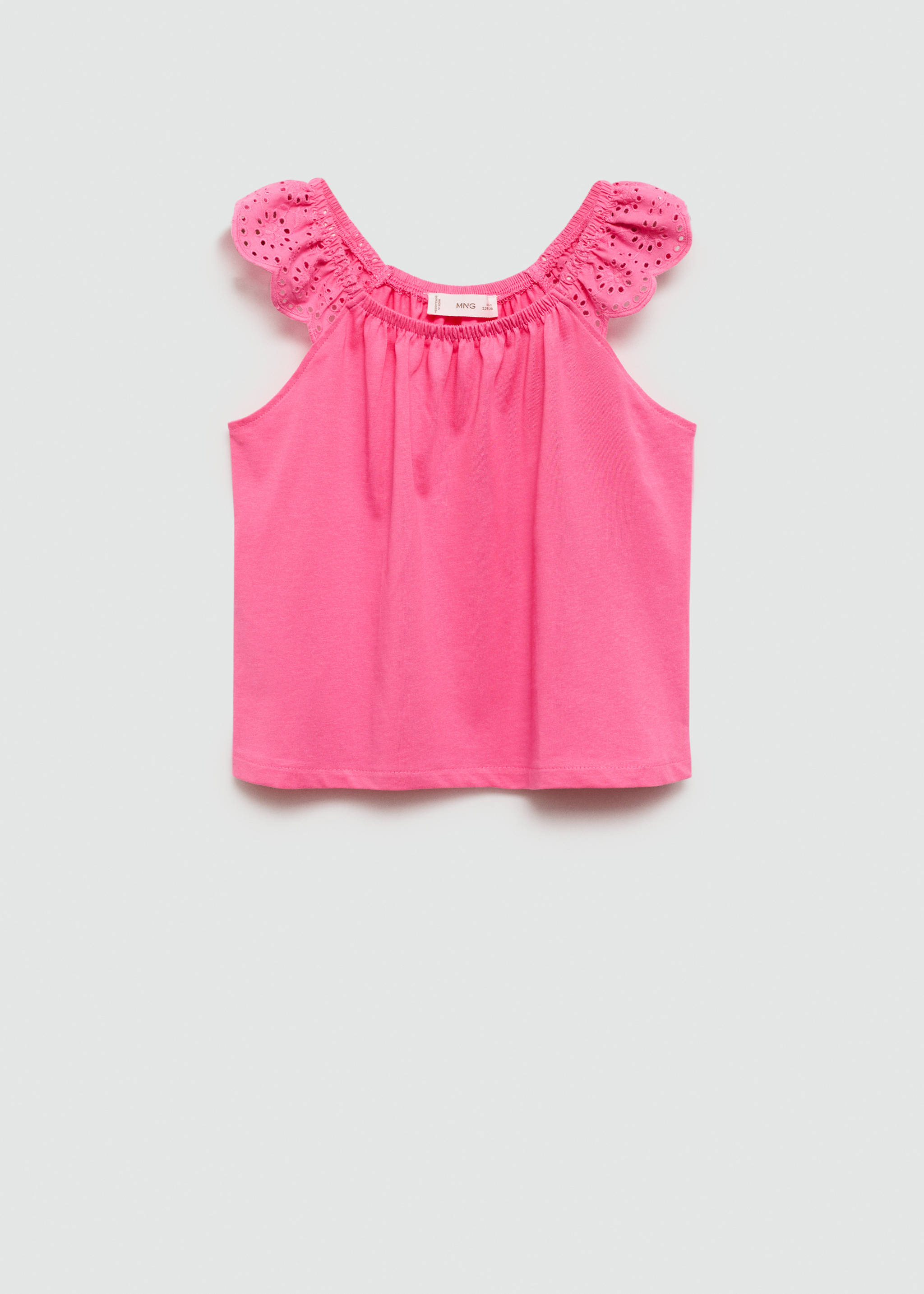 Ruffled strap t-shirt - Article without model