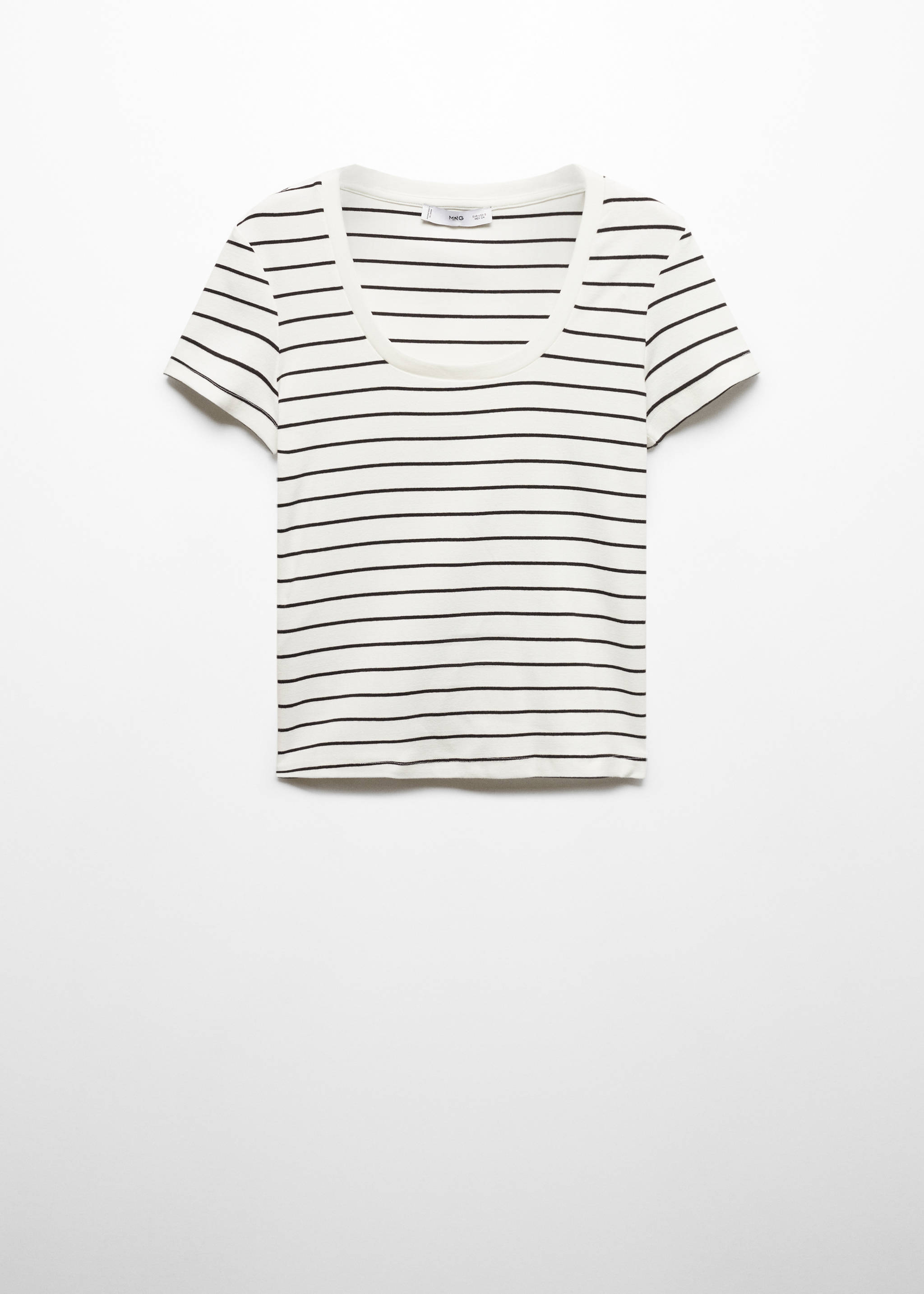 Printed striped T-shirt - Article without model