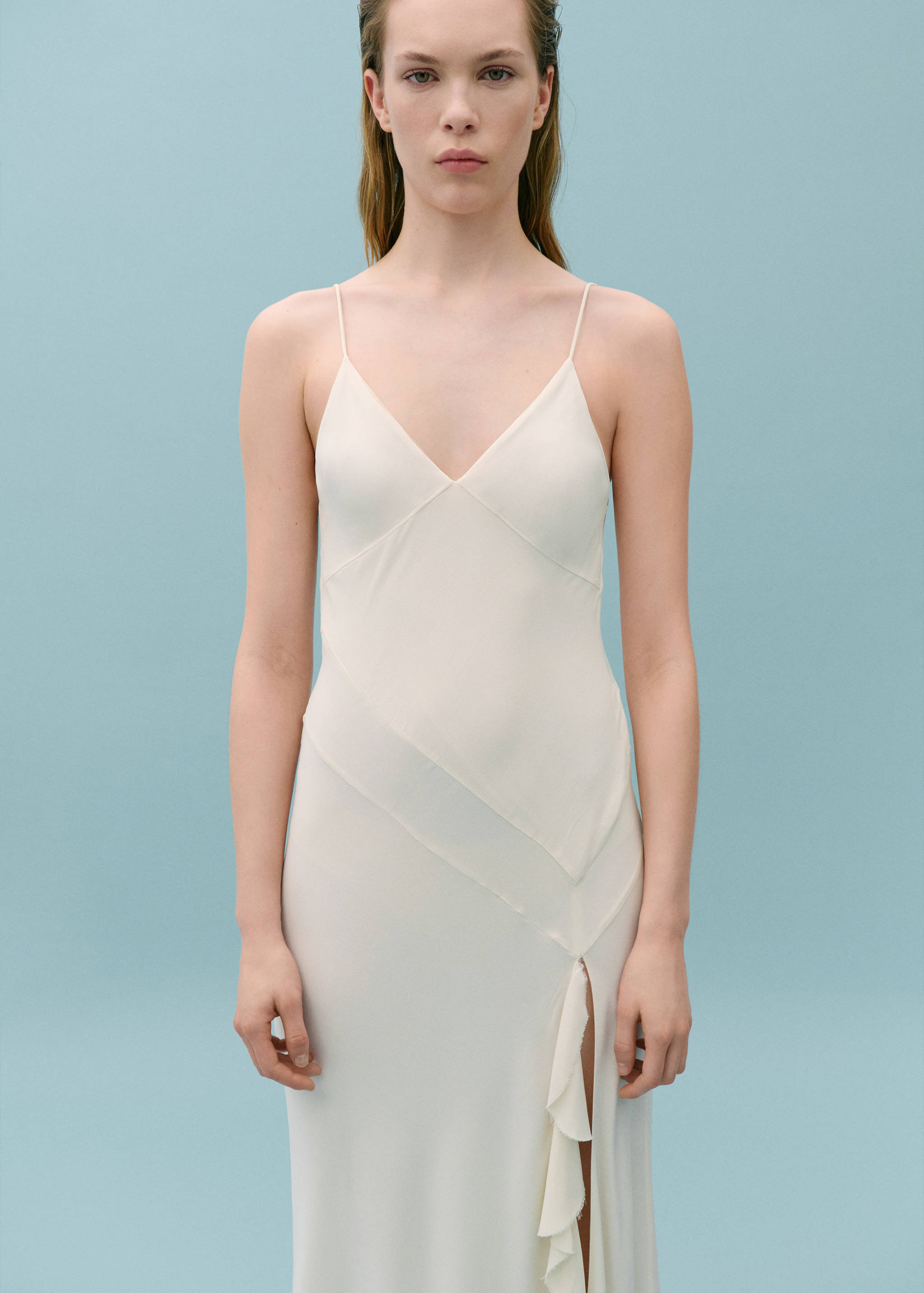 Vestito asimmetrico volant - Piano medio