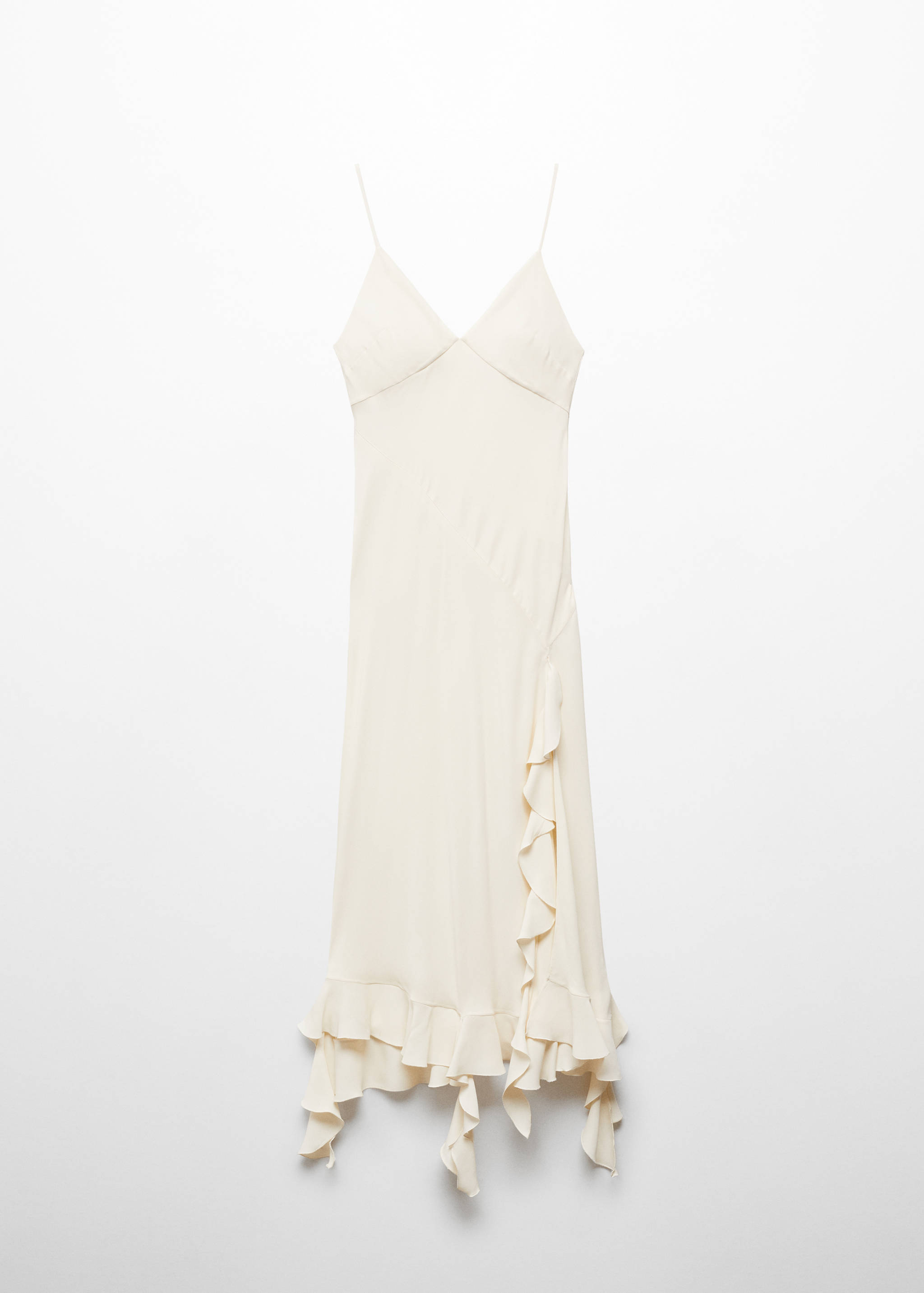 Vestido asimétrico volantes - Artículo sin modelo