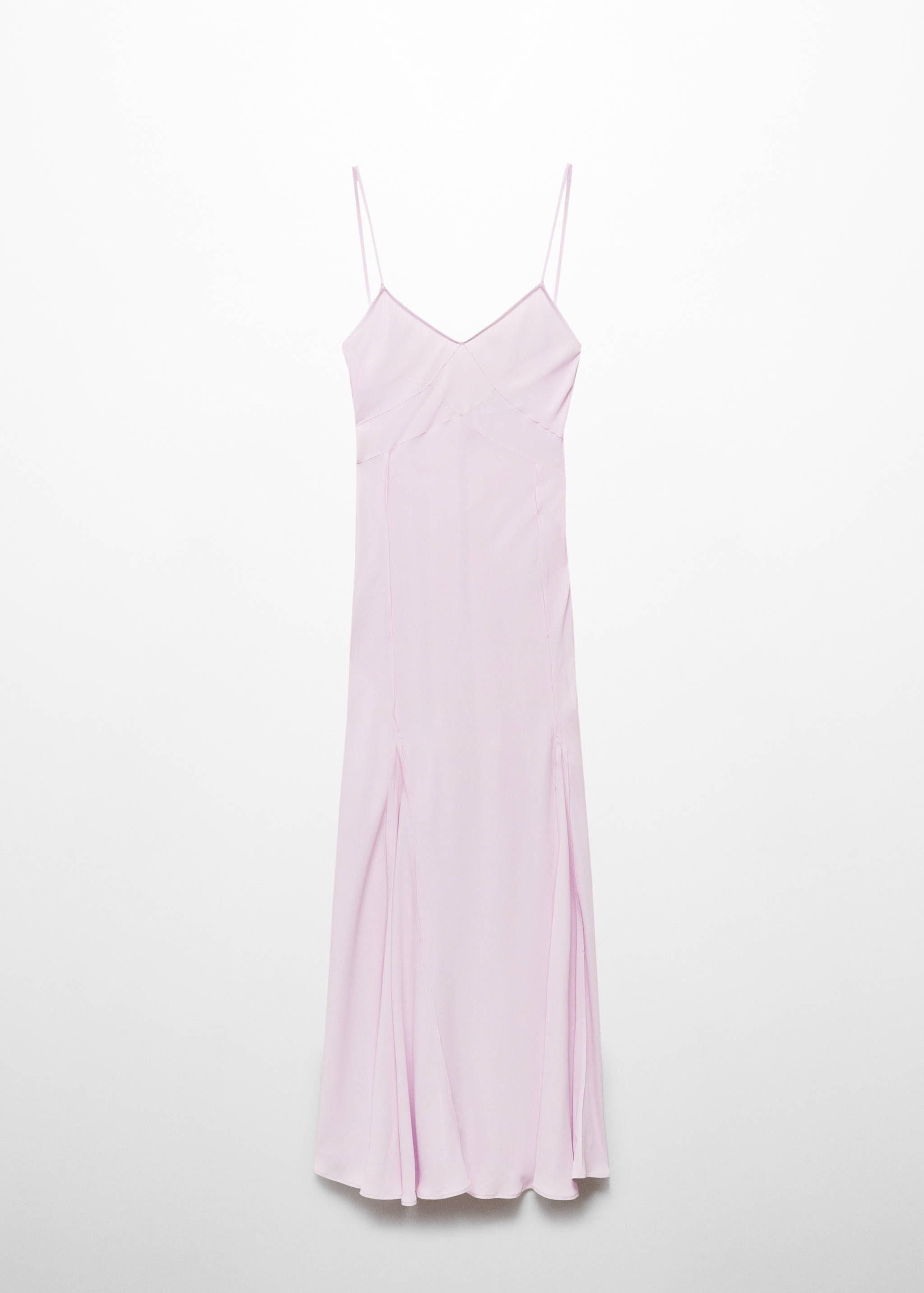 Vestido godets costuras decorativas - Artículo sin modelo