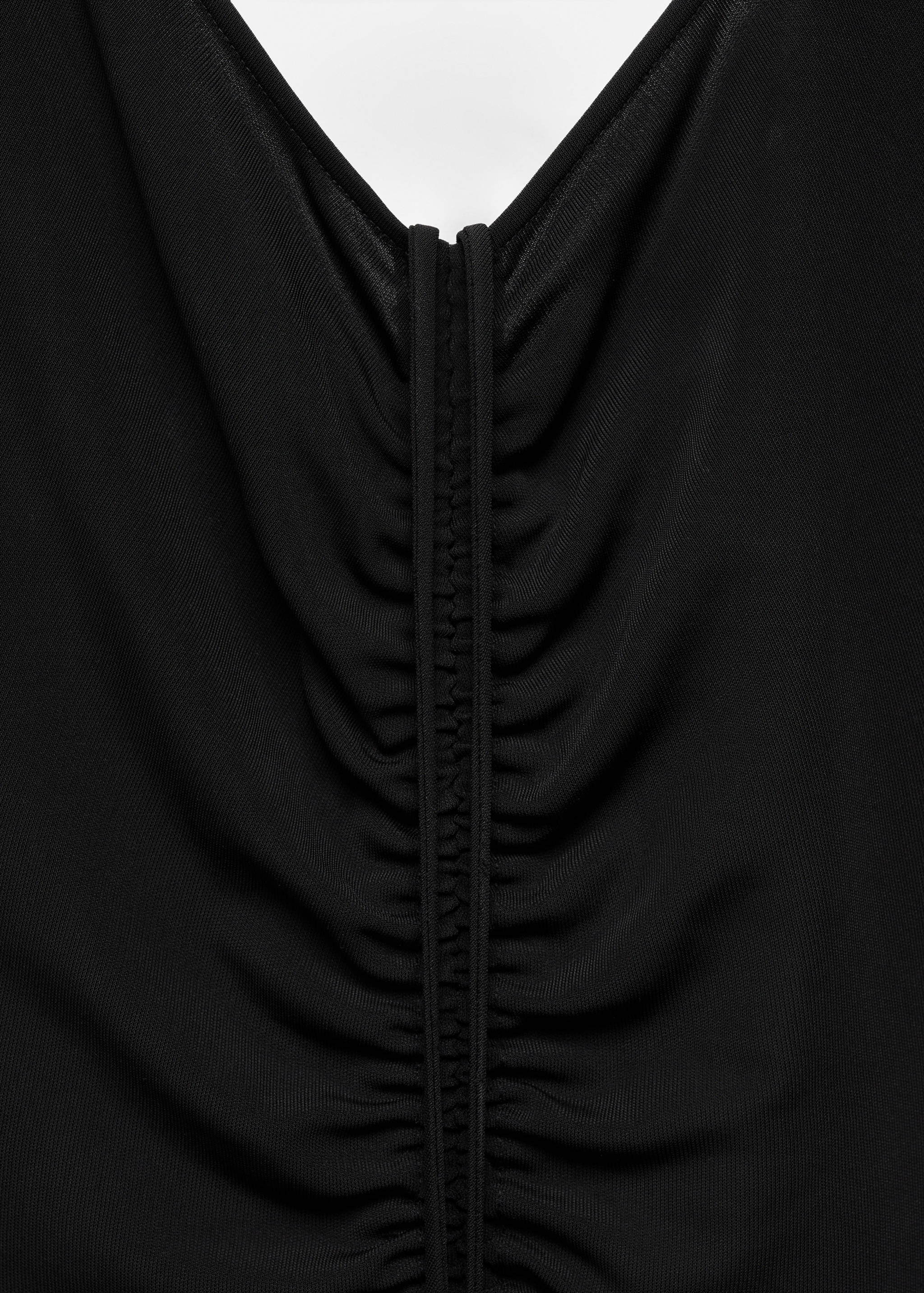 Vestido punto detalle fruncido - Detalle del artículo 8