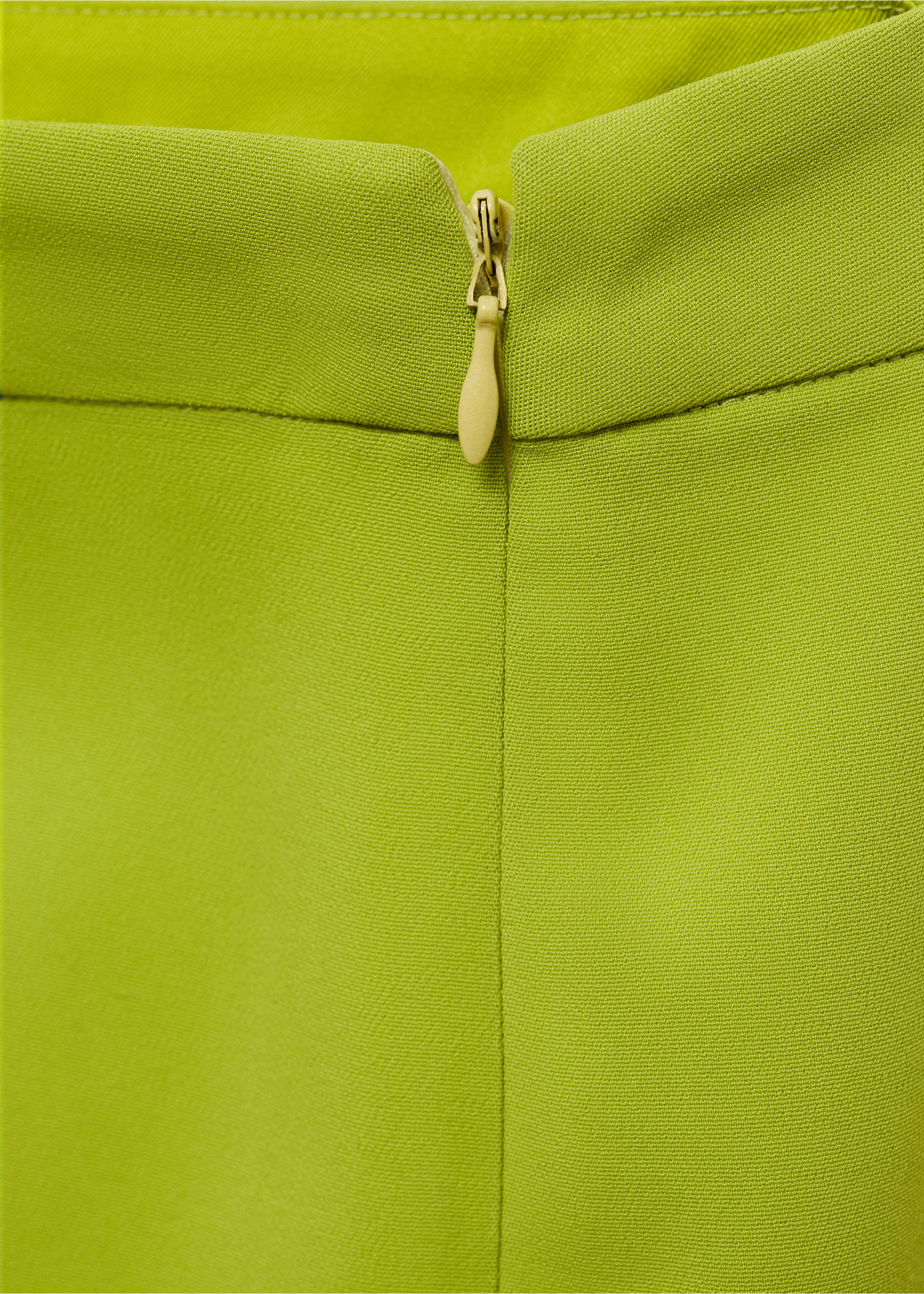 High-waist flared broek - Detail van het artikel 0, Limoen. Ref: 67019237-00.