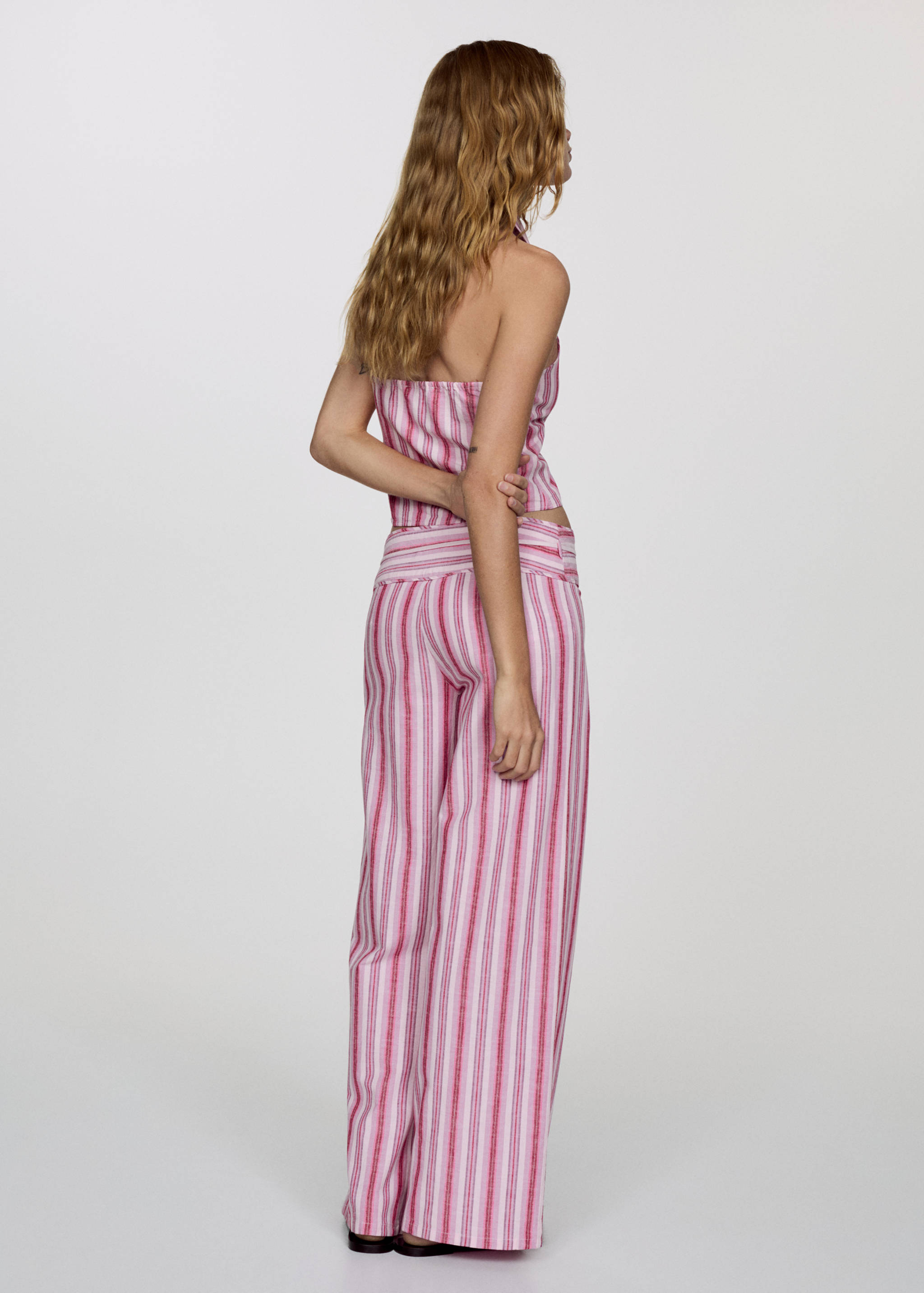 Top halter rayas - Reverso del artículo