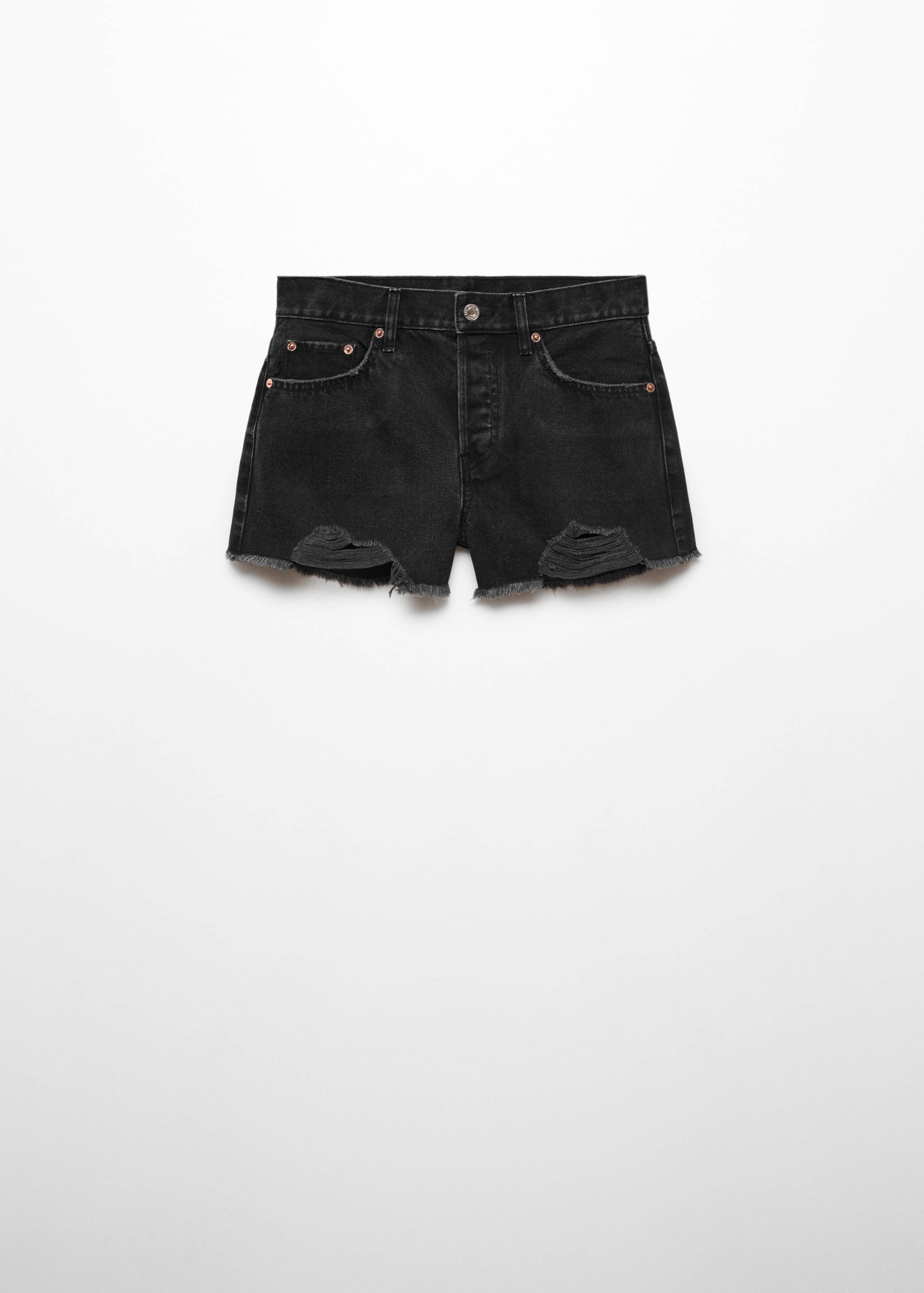 Broken denim shorts - Article without model