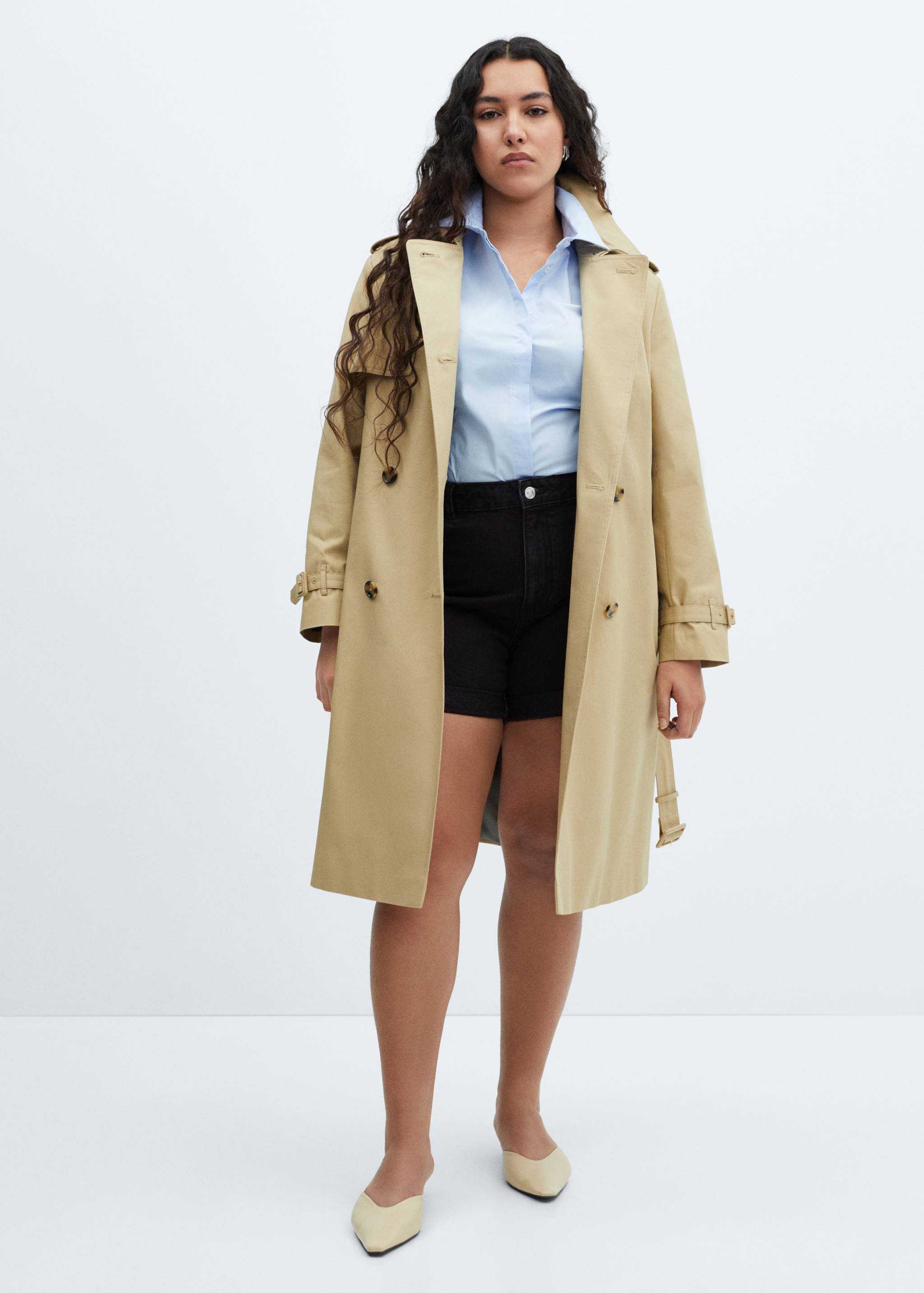 Mom Fit-Jeans-Shorts - Detail des Artikels 3