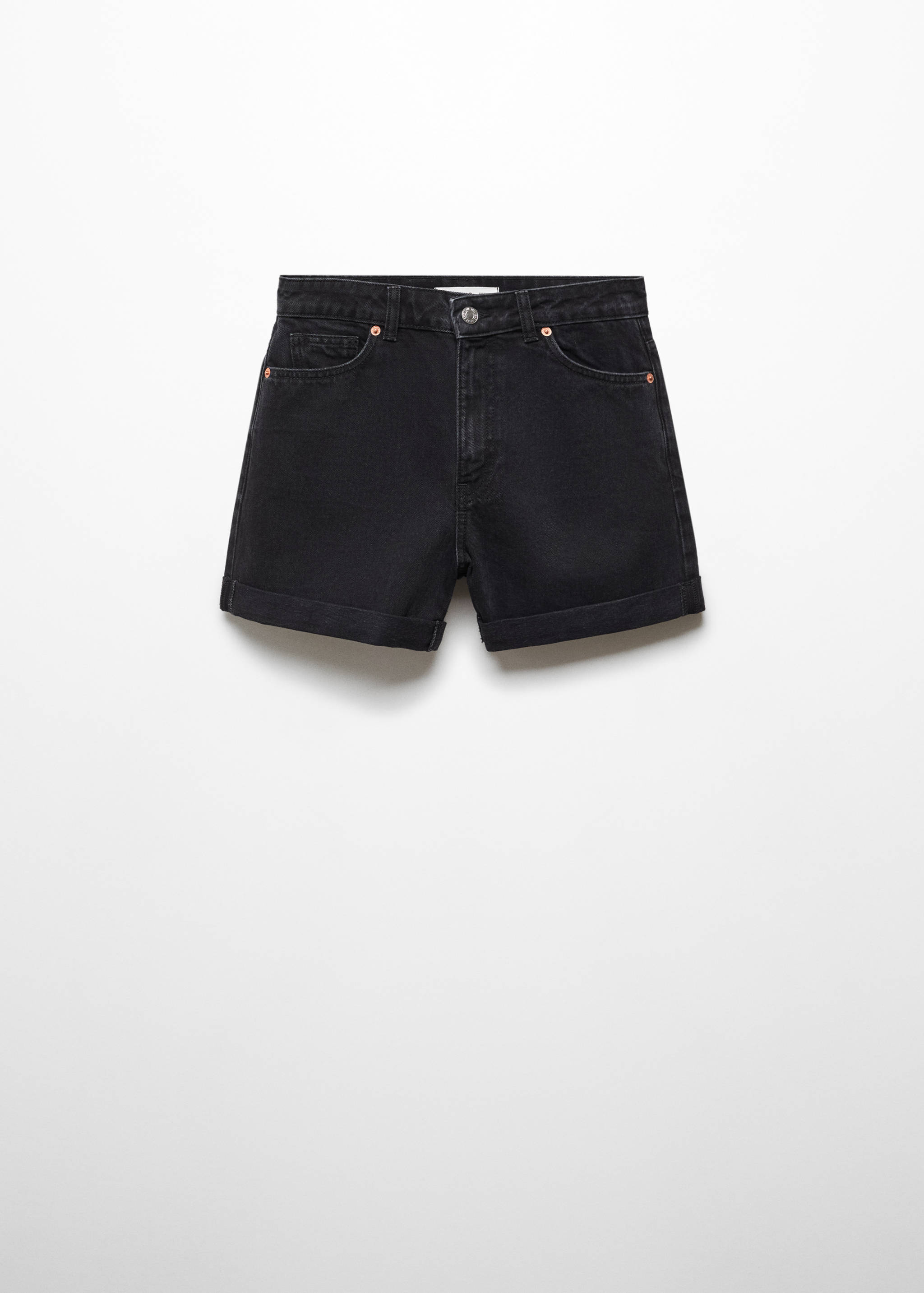 Shorts vaqueros mom-fit - Artículo sin modelo