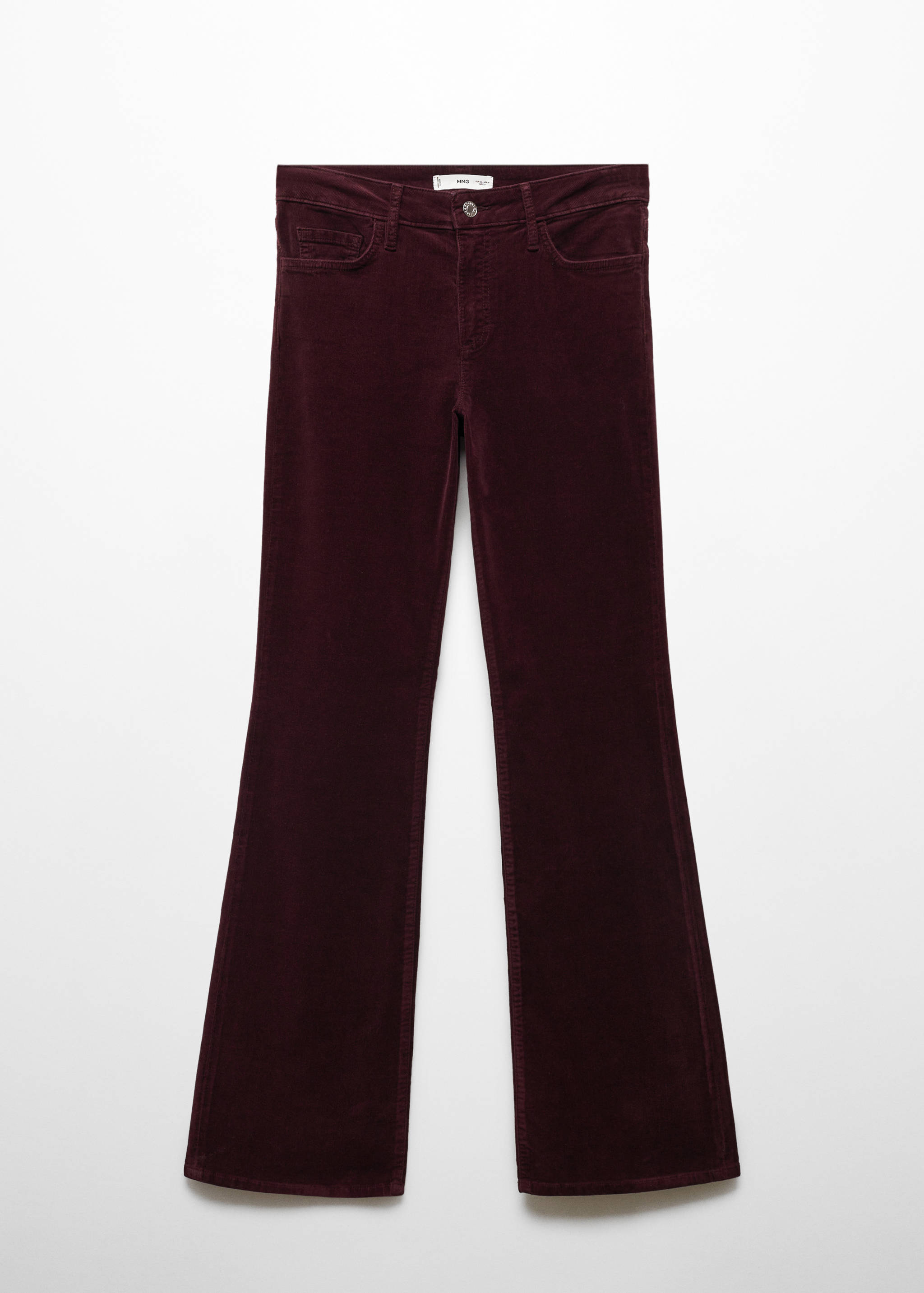 Pantalón flare tiro medio pana - Artículo sin modelo