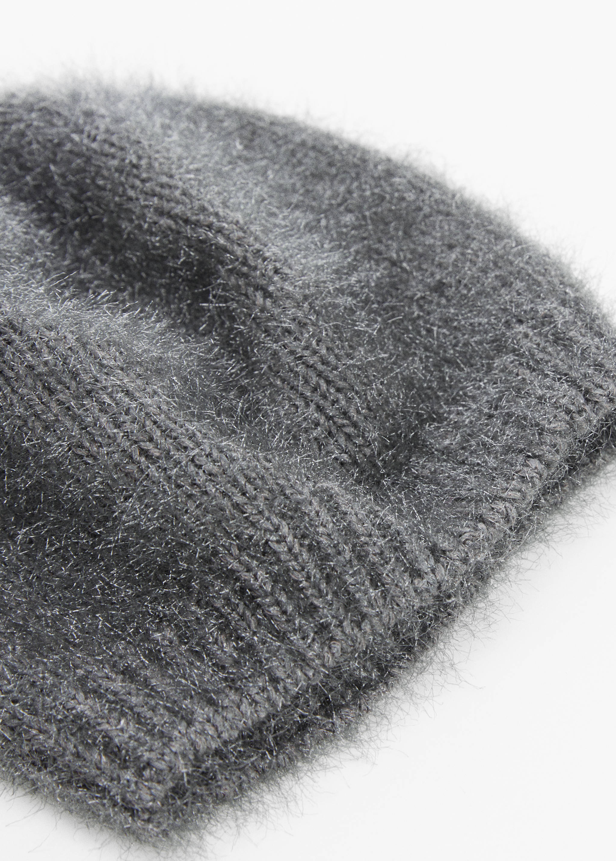 Faux-fur beret - Medium plane