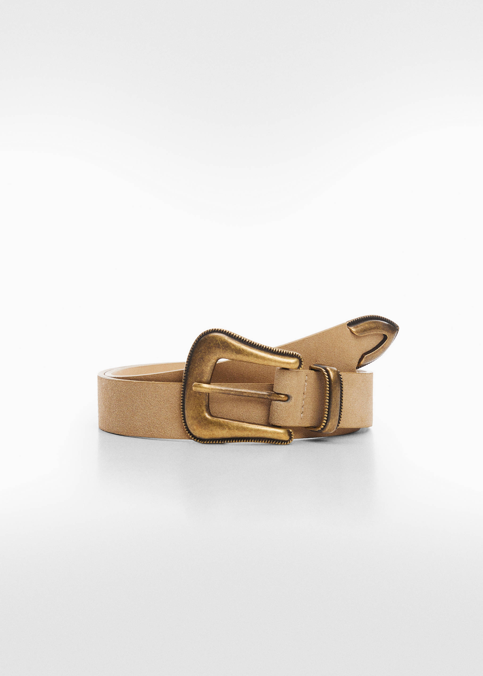Ceinture cuir boucle - Article sans modèle