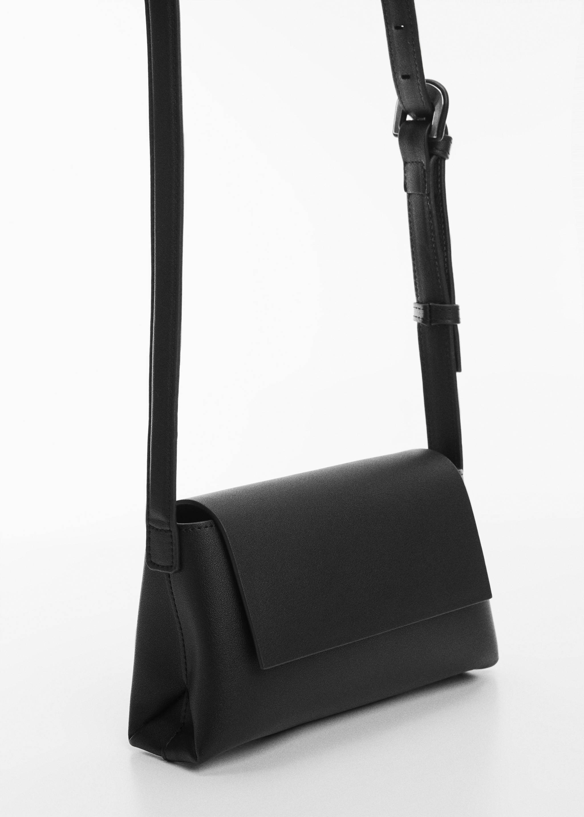 Crossbody bag with flap - Medium plane