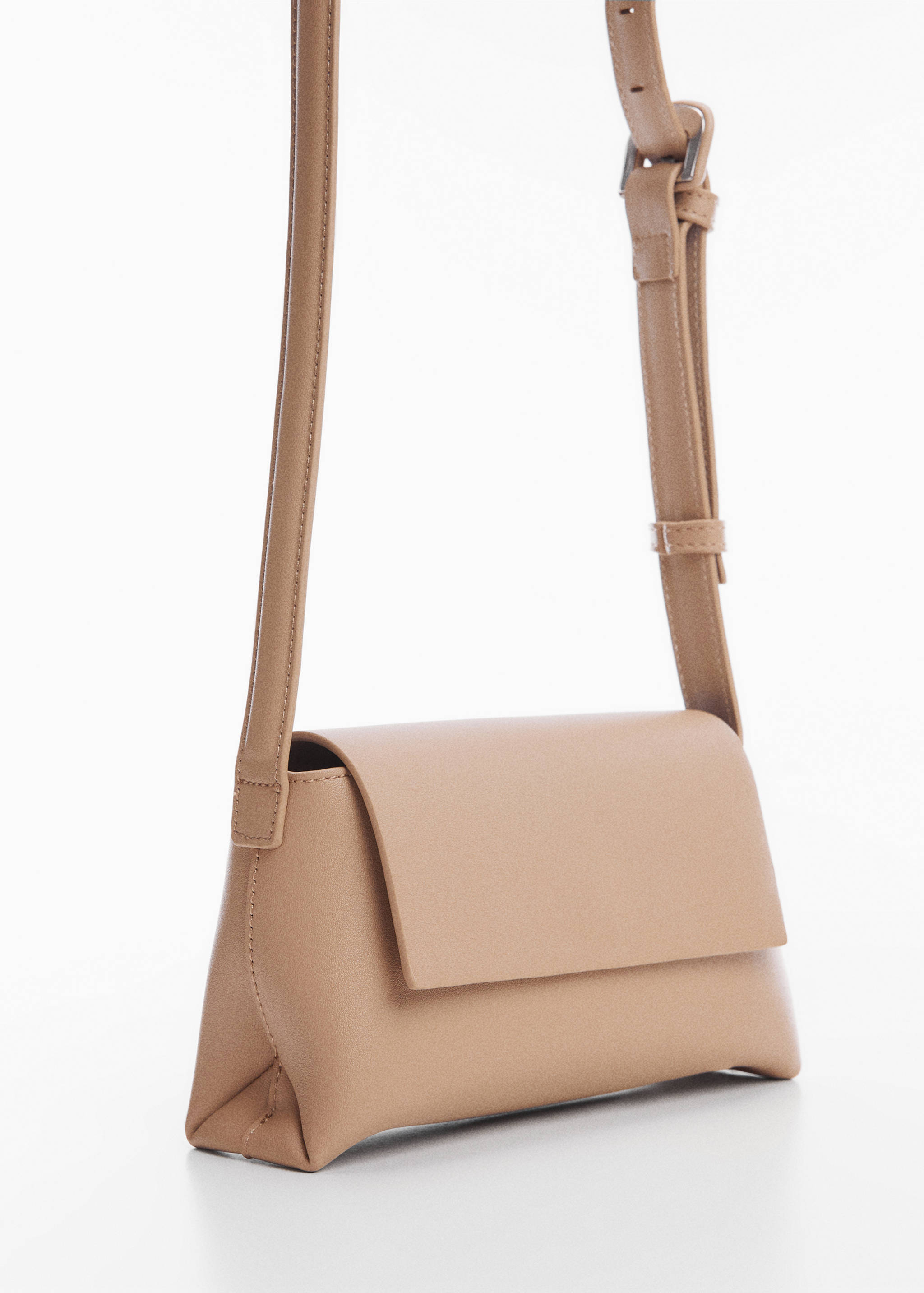 Crossbody bag with flap - Medium plane