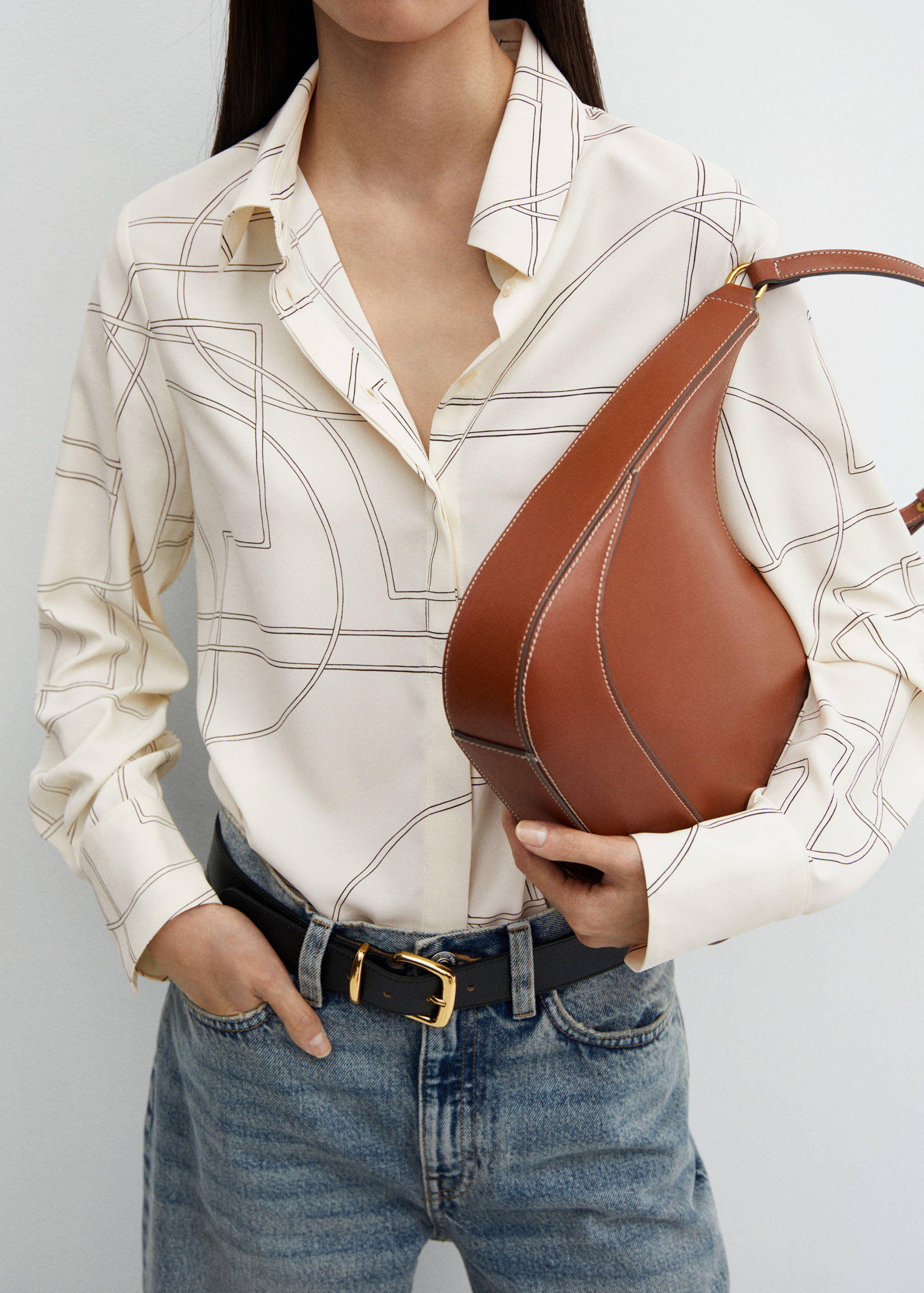 Regular flowy shirt - Details of the article 6