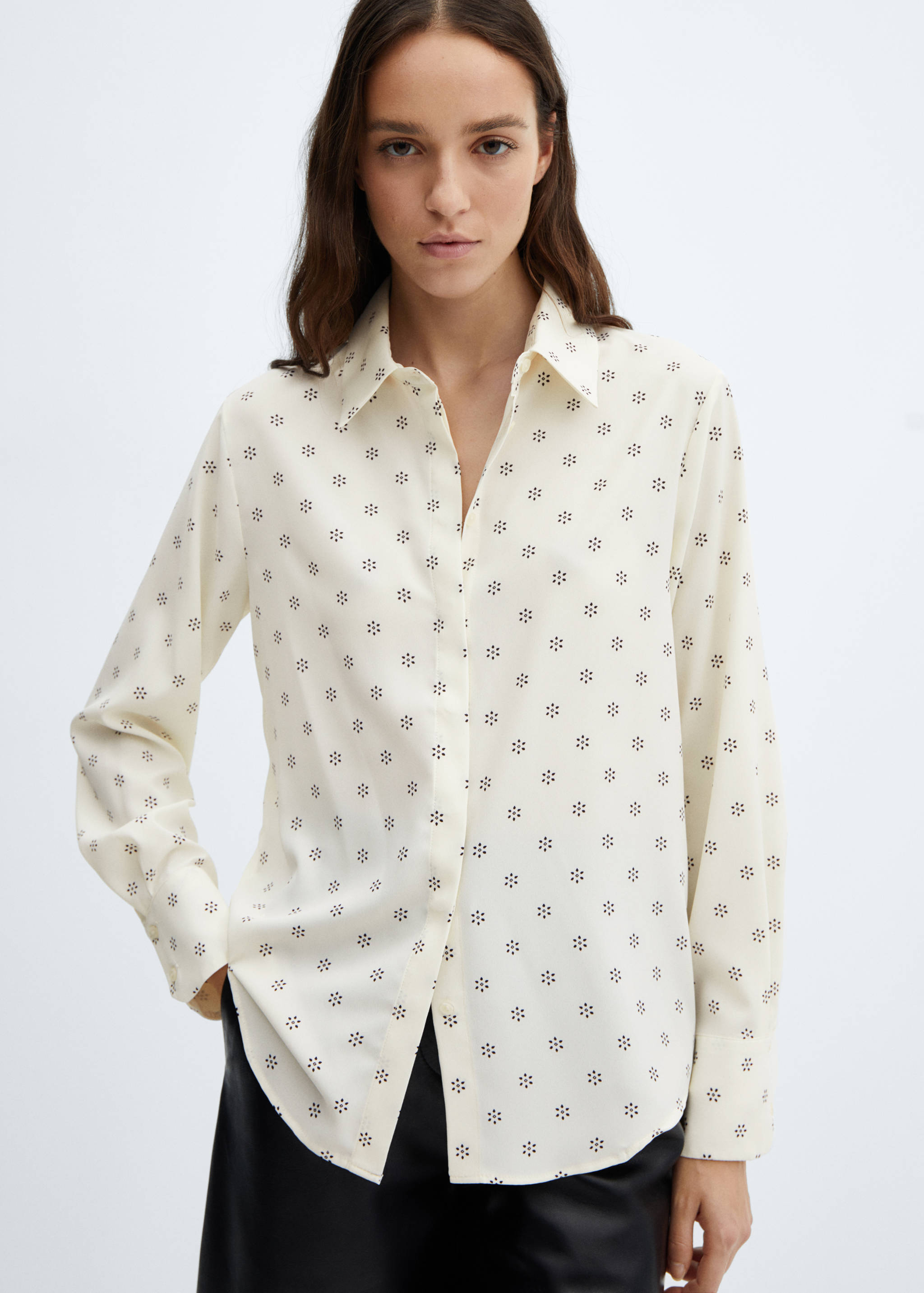 Regular flowy shirt - Medium plane