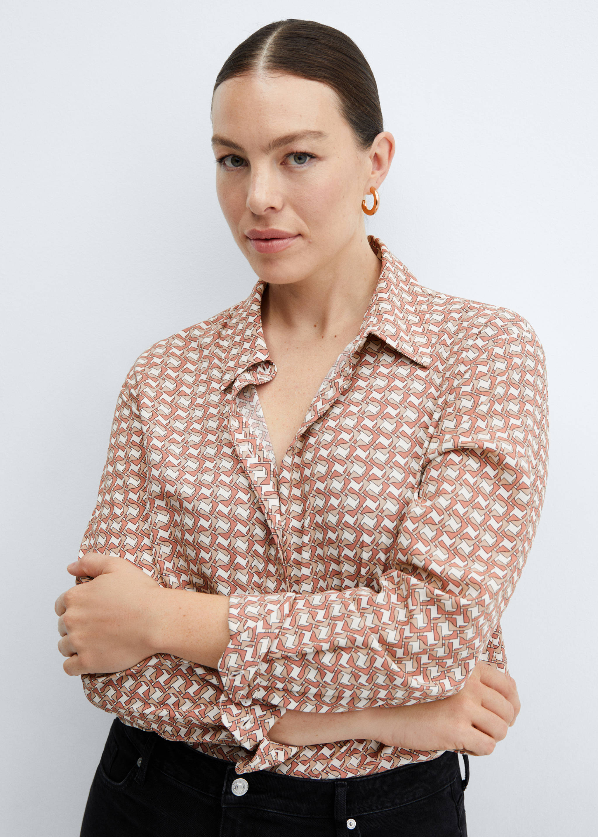 Regular flowy shirt - Details of the article 4