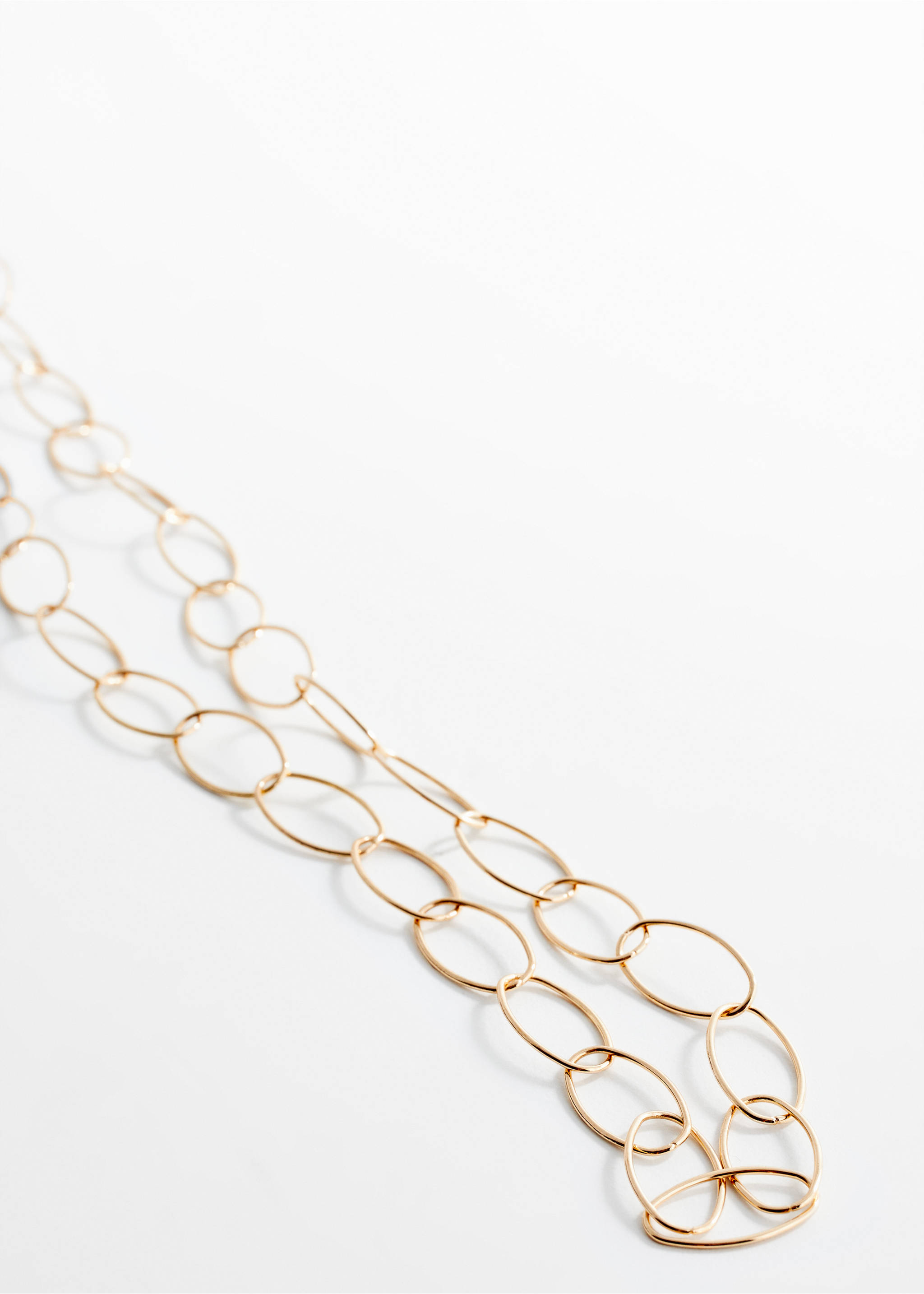 Circle necklace - Medium plane, Gold. Ref: 67020441-00.