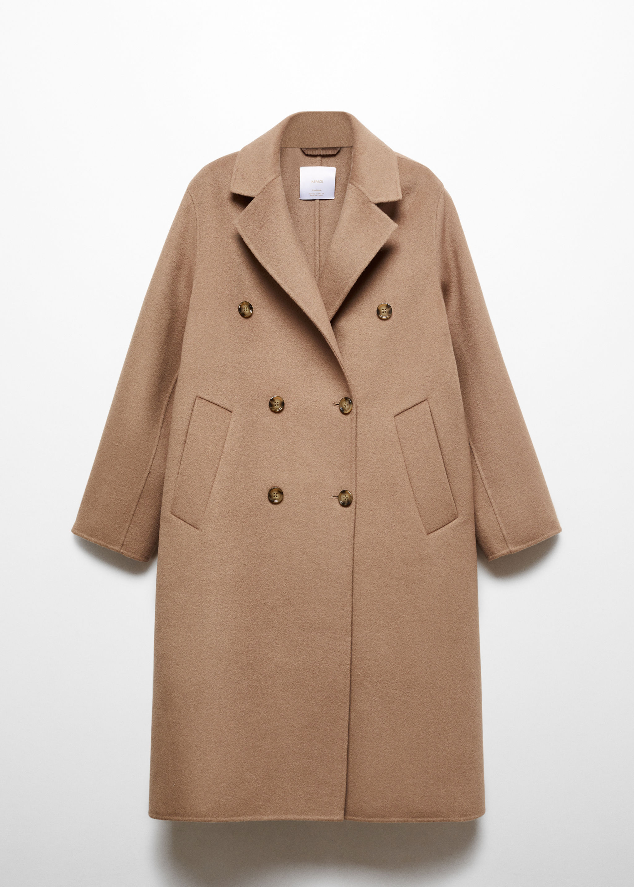 Vlněný kabát oversize ruční výroby - Zboží bez modelu