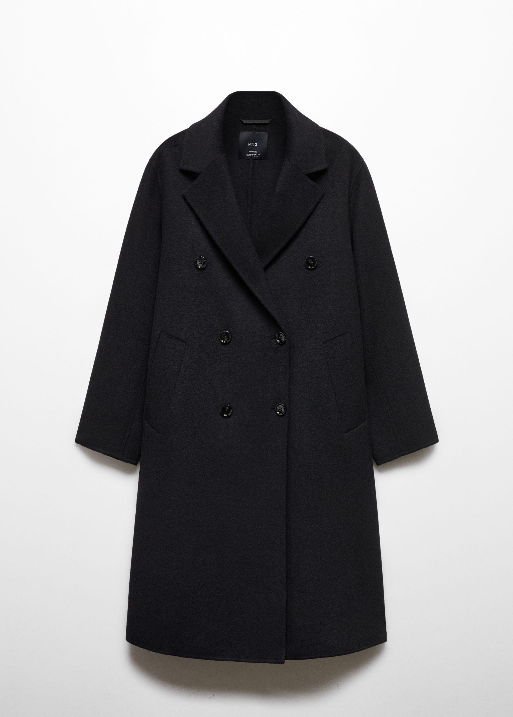 Handmade oversized wool coat - Article without model