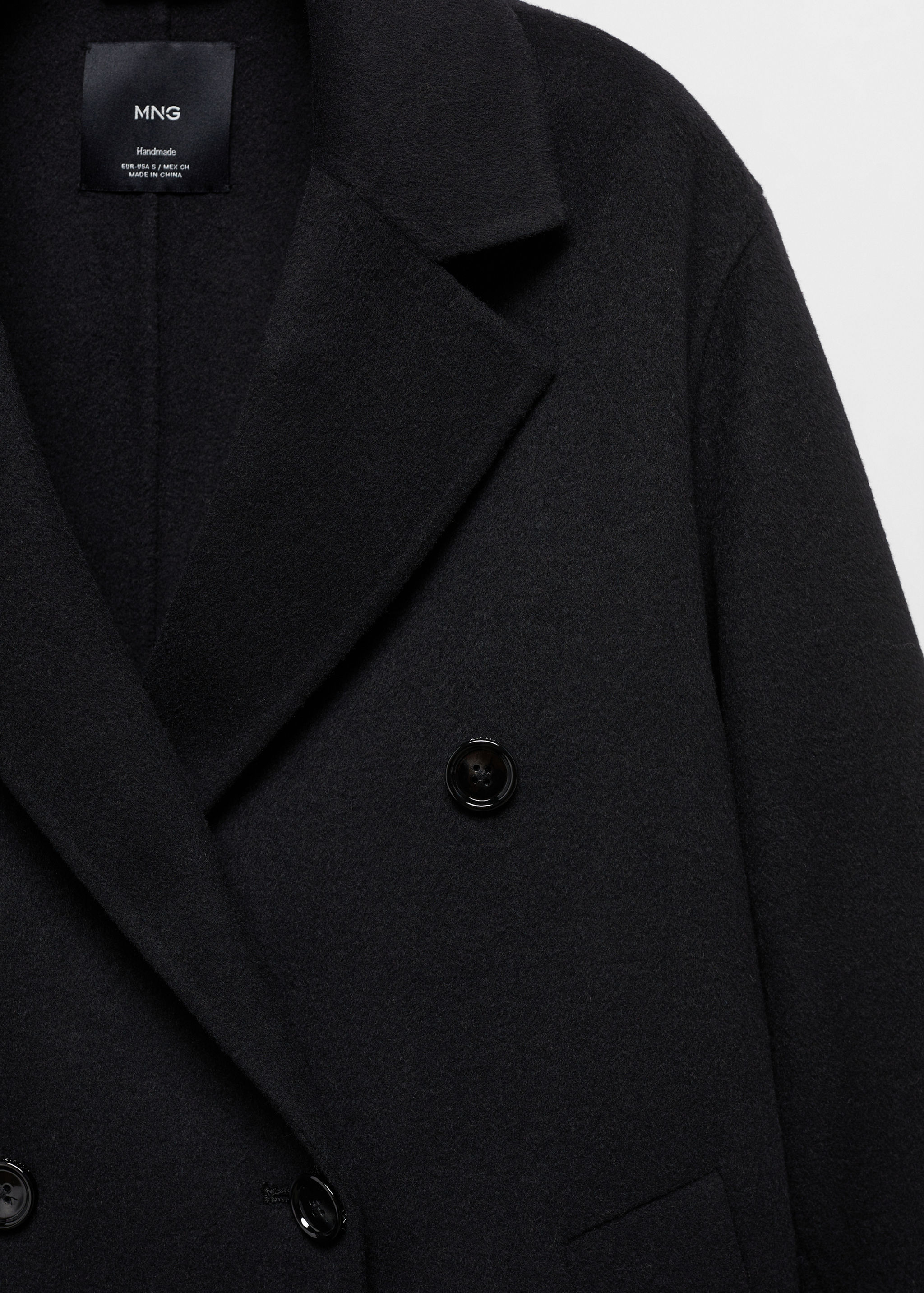 Handmade oversized wool coat - Details of the article 8