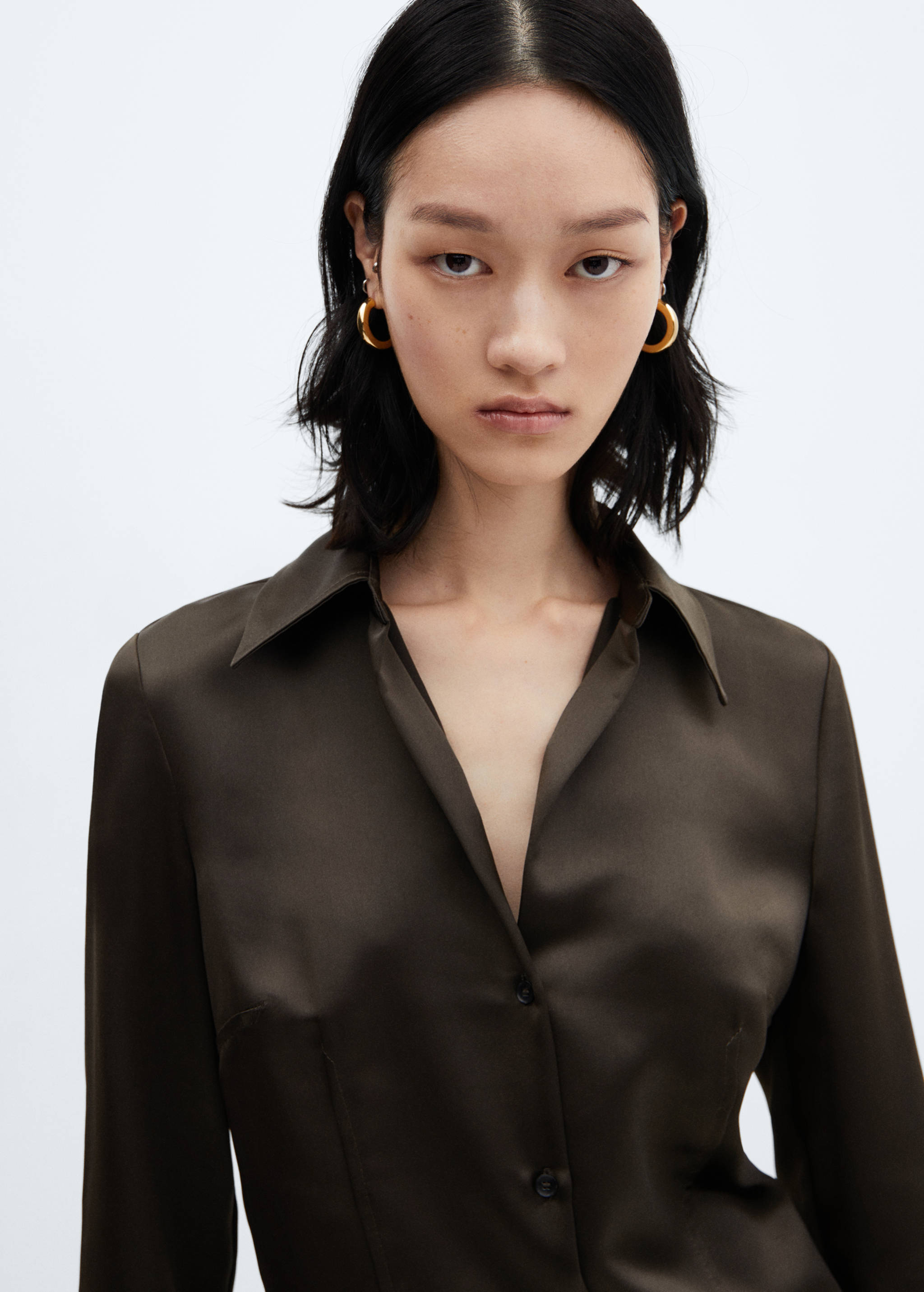 Satinerad klänning bälte - Detaljer om artikeln 1