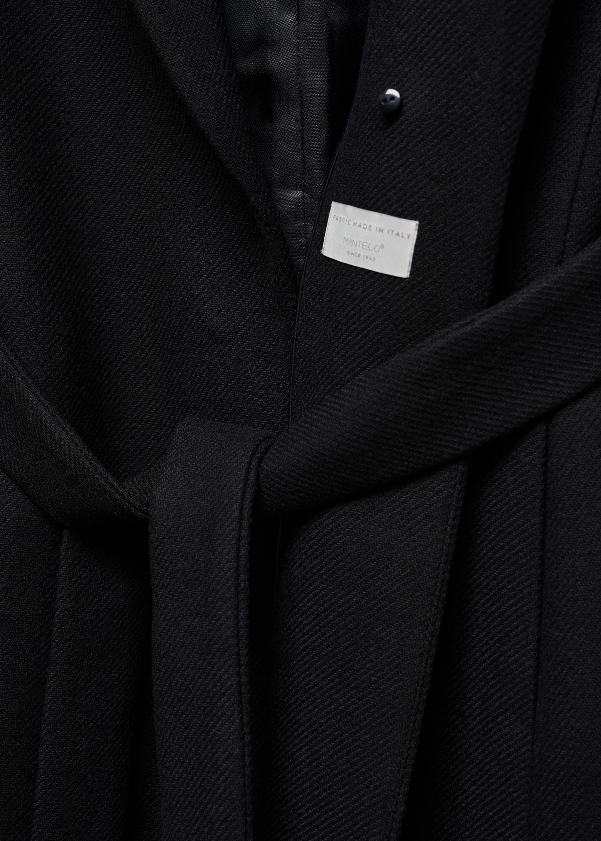 Abrigo lana Manteco cuello pelo desmontable - Detalle del artículo 0