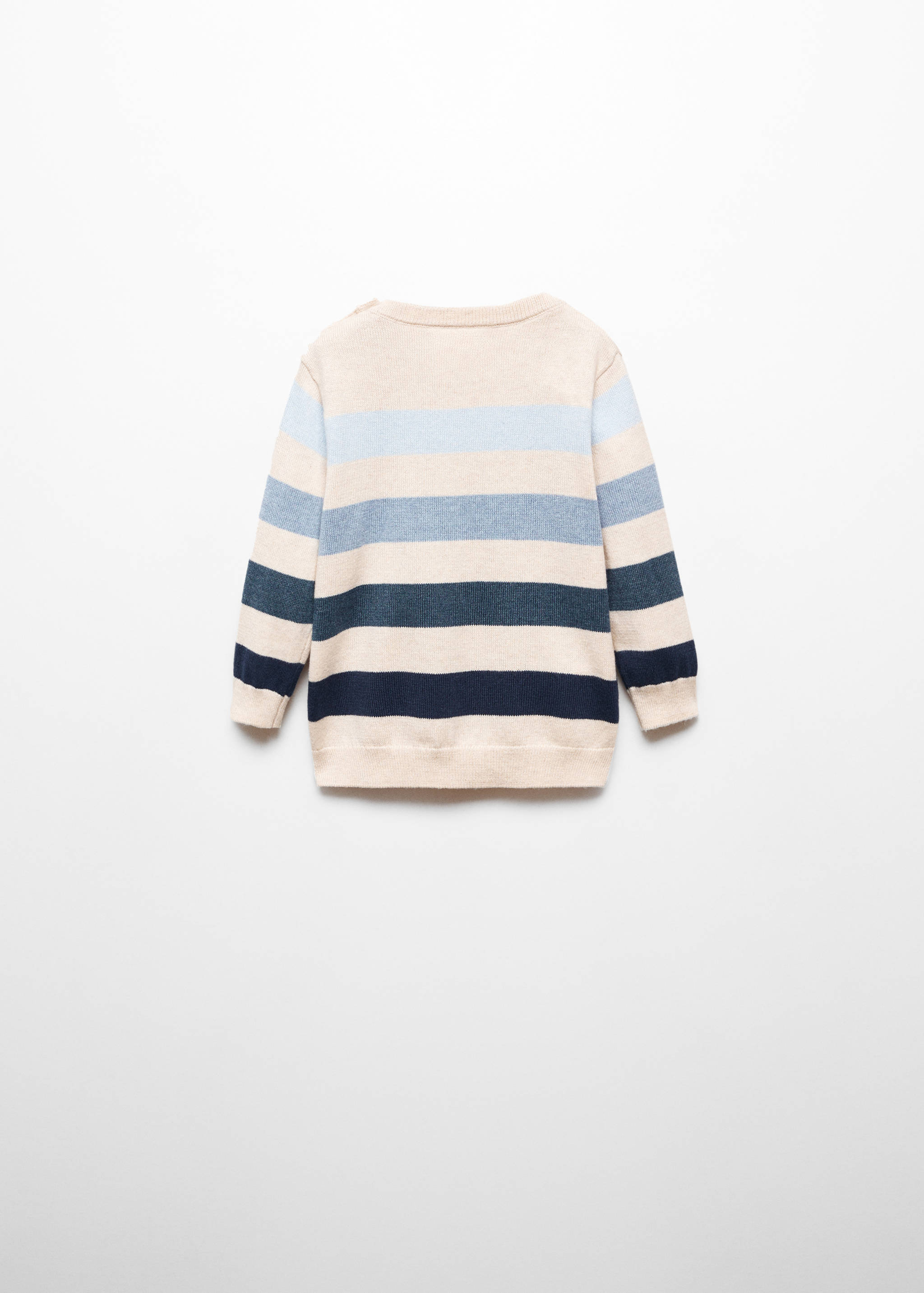 Gestreepte katoenen trui - Achterkant van het artikel